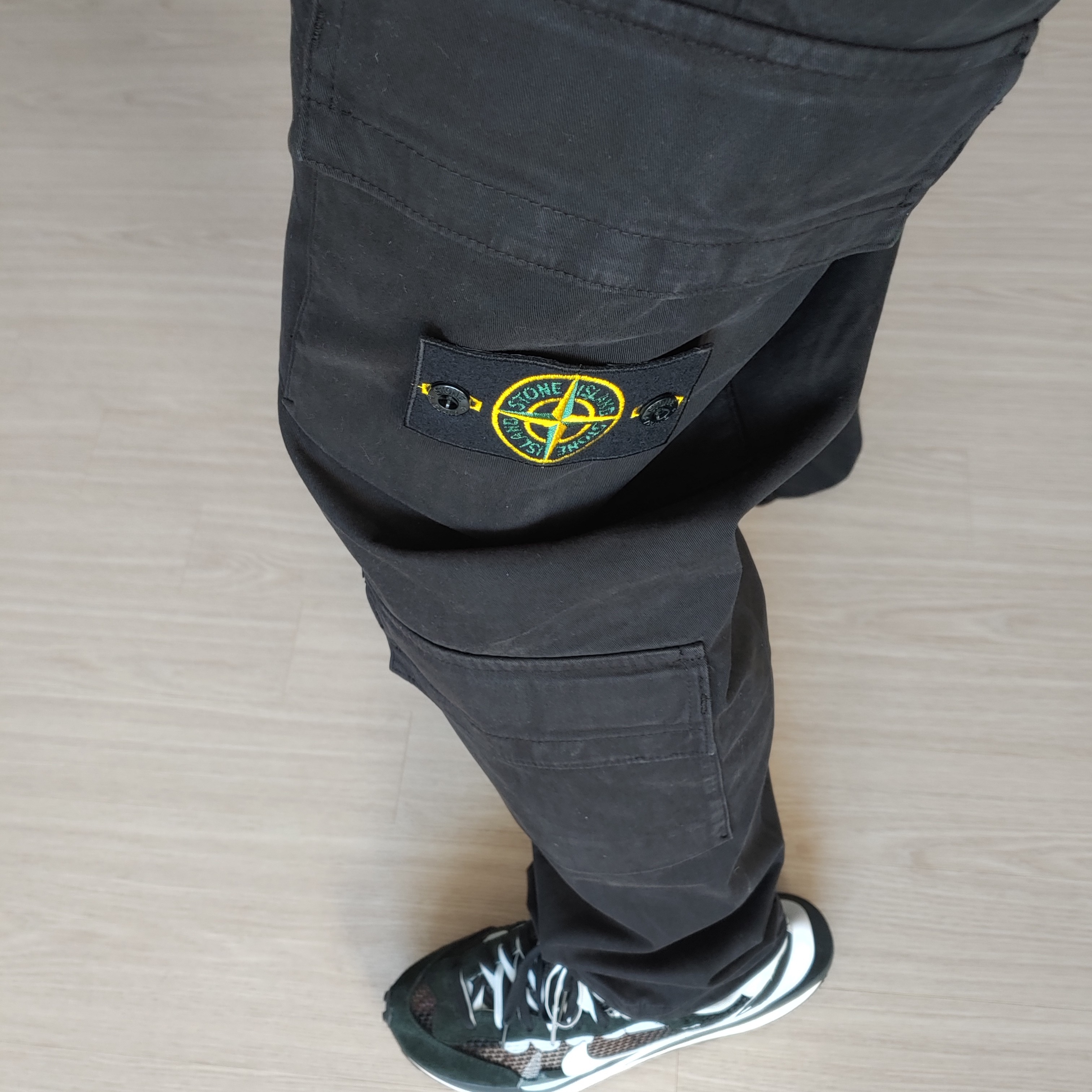 Nike x Sacai VaporWaffle Black White 착용 스타일