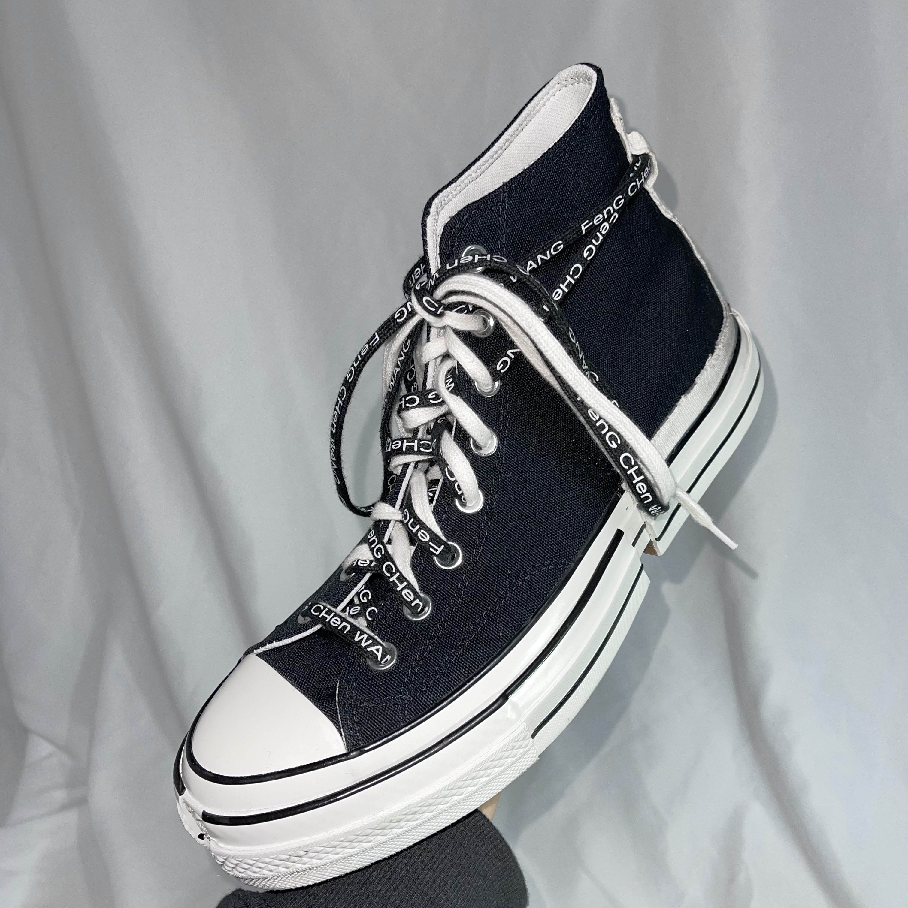 Converse x Feng Chen Wang Chuck 70 2-in-1 Natural Ivory Black 착용 스타일 - 5