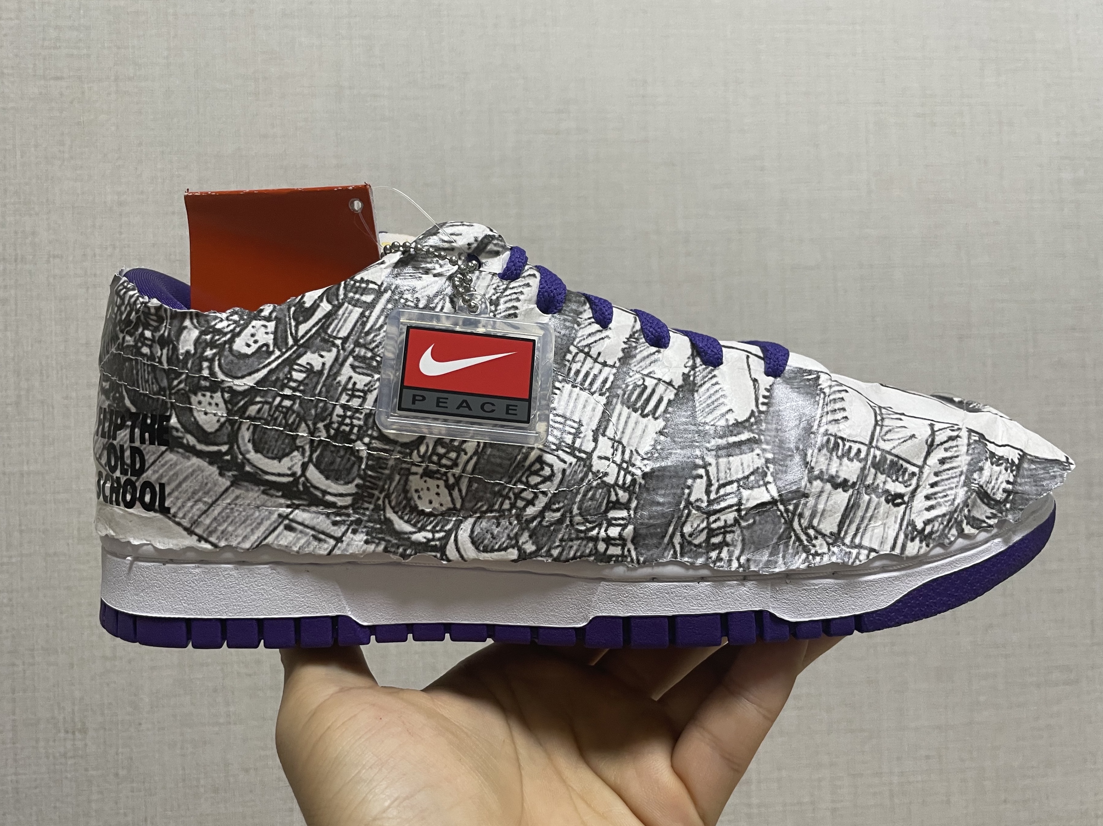 (W) Nike Dunk Low SE Flip 착용 스타일 - 1