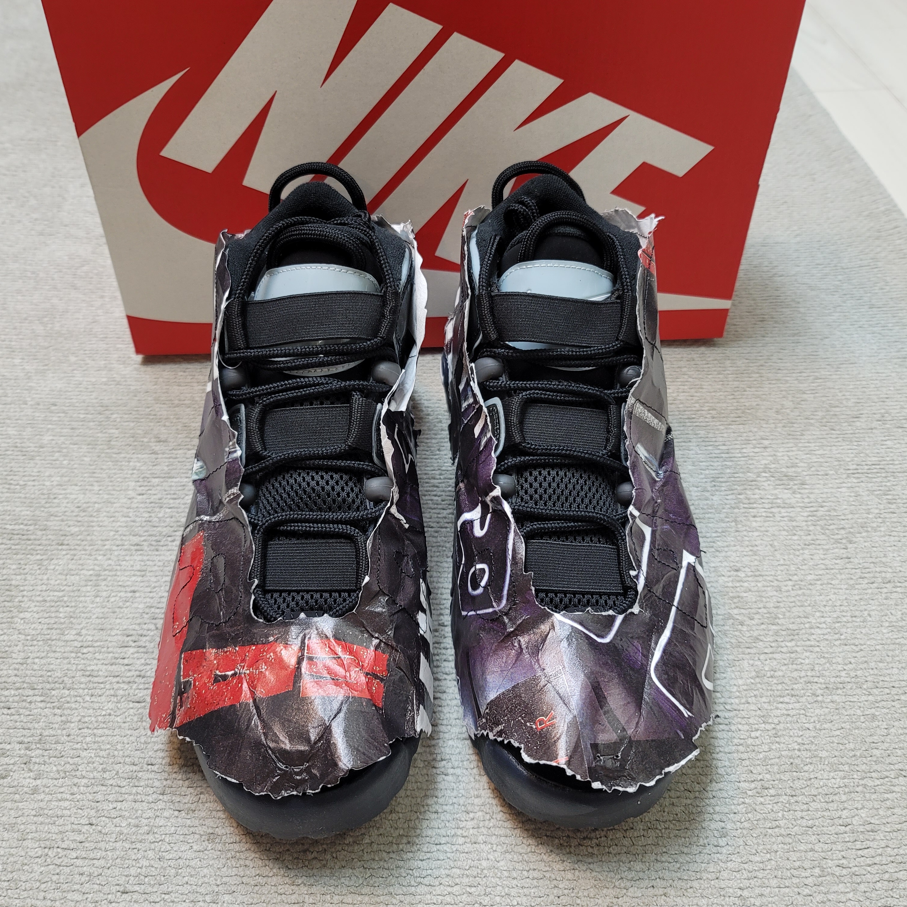 Nike Air More Uptempo 96 Maximum Volume 착용 스타일 - 3