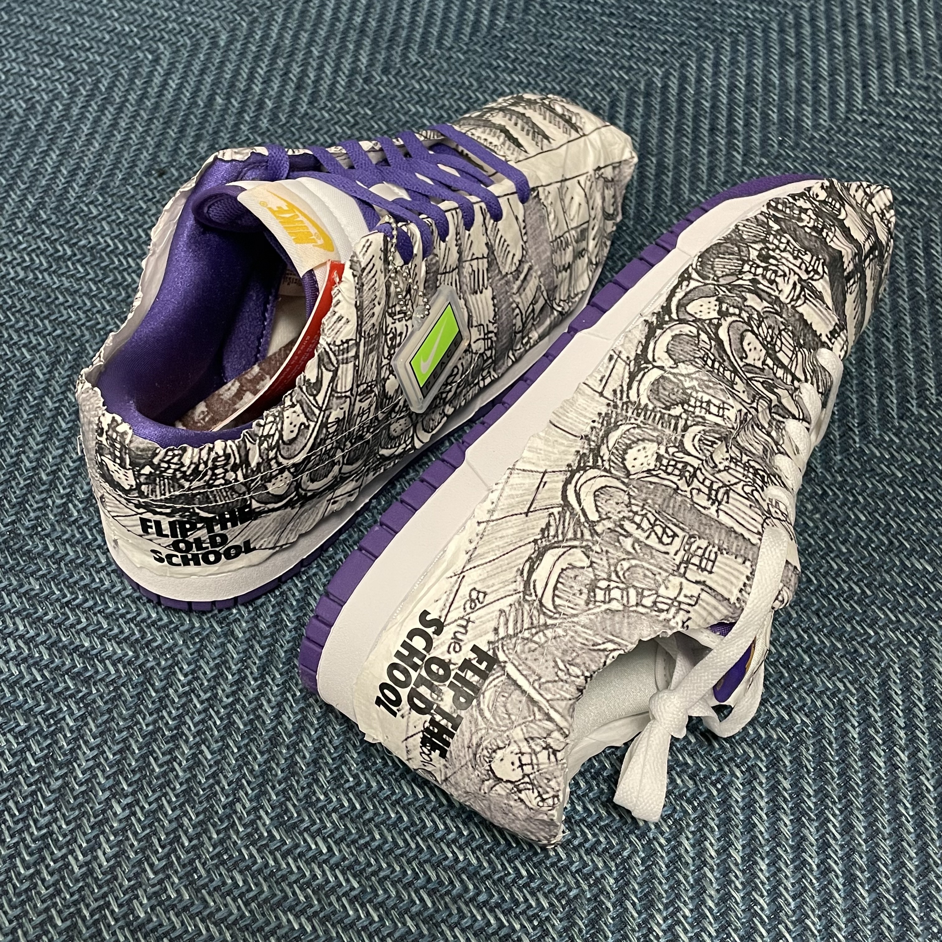(W) Nike Dunk Low SE Flip 착용 스타일 - 2