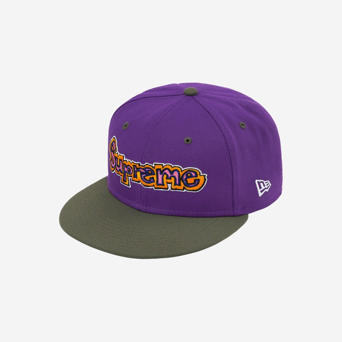 Supreme Gonz Logo New Era Purple - 21SS 상세 이미지 1