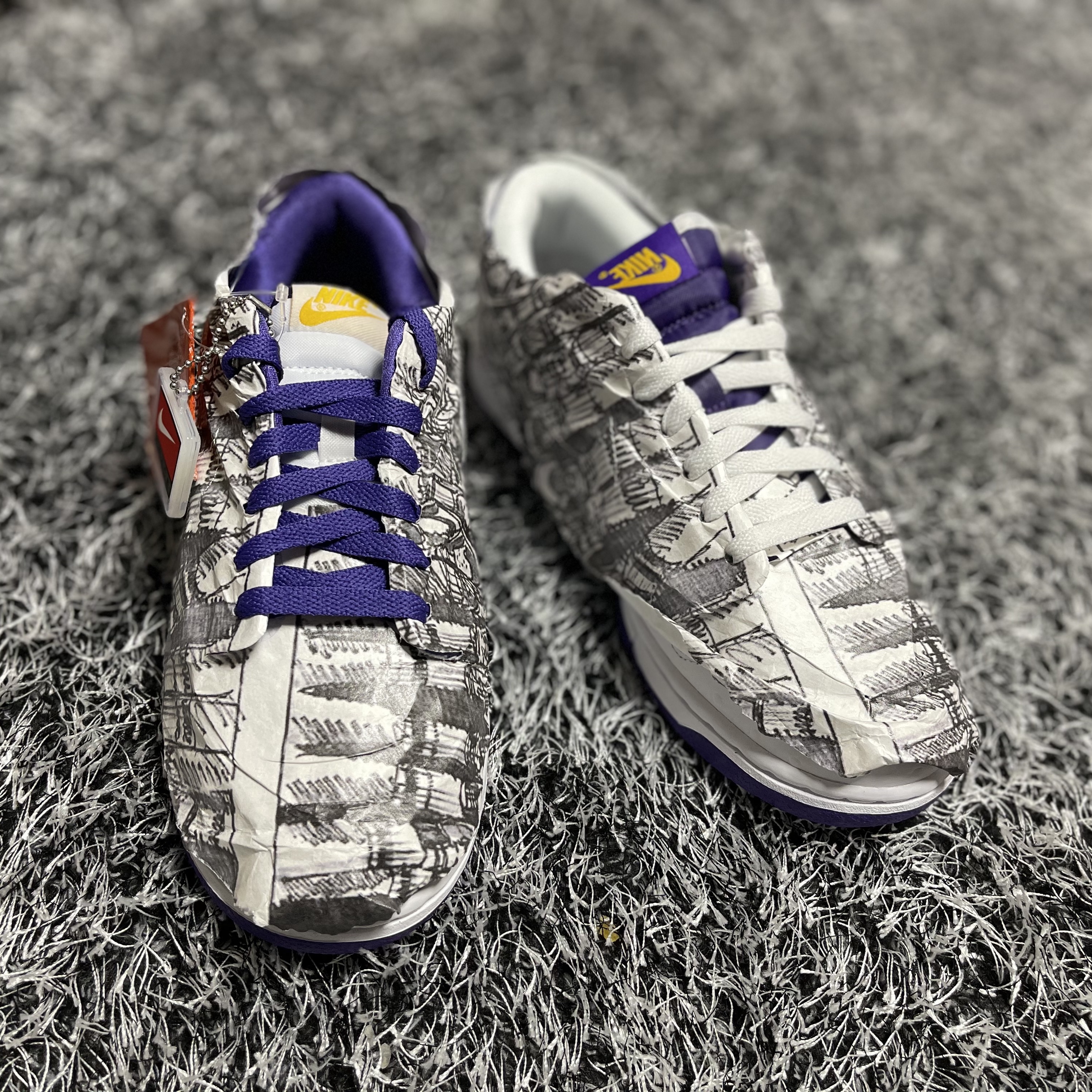 (W) Nike Dunk Low SE Flip 착용 스타일 - 1