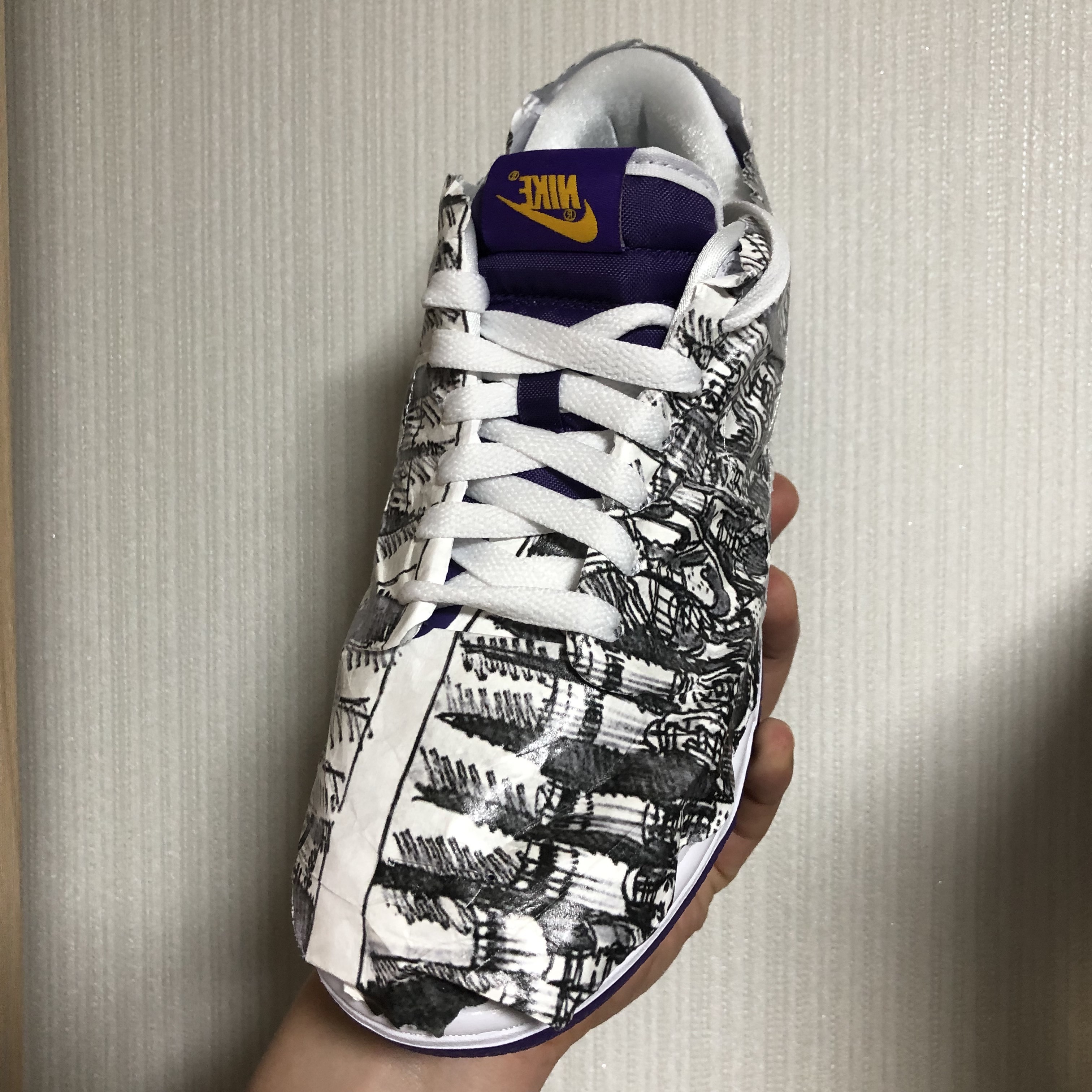 (W) Nike Dunk Low SE Flip 착용 스타일 - 4