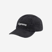 Supreme Frayed Logos Denim Camp Cap Black - 21SS