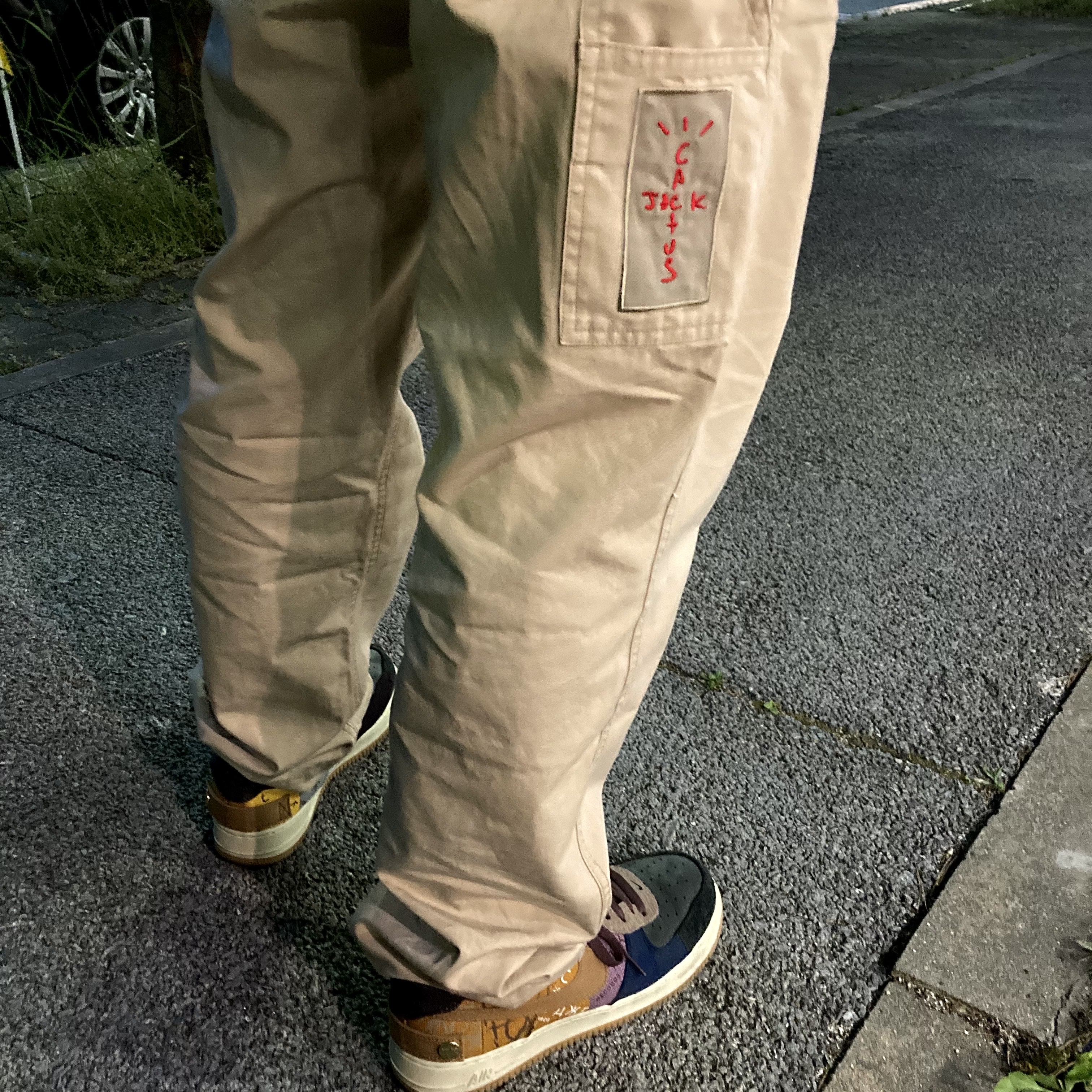 Jordan x Travis Scott Canvas Pants - Asia 착용 스타일