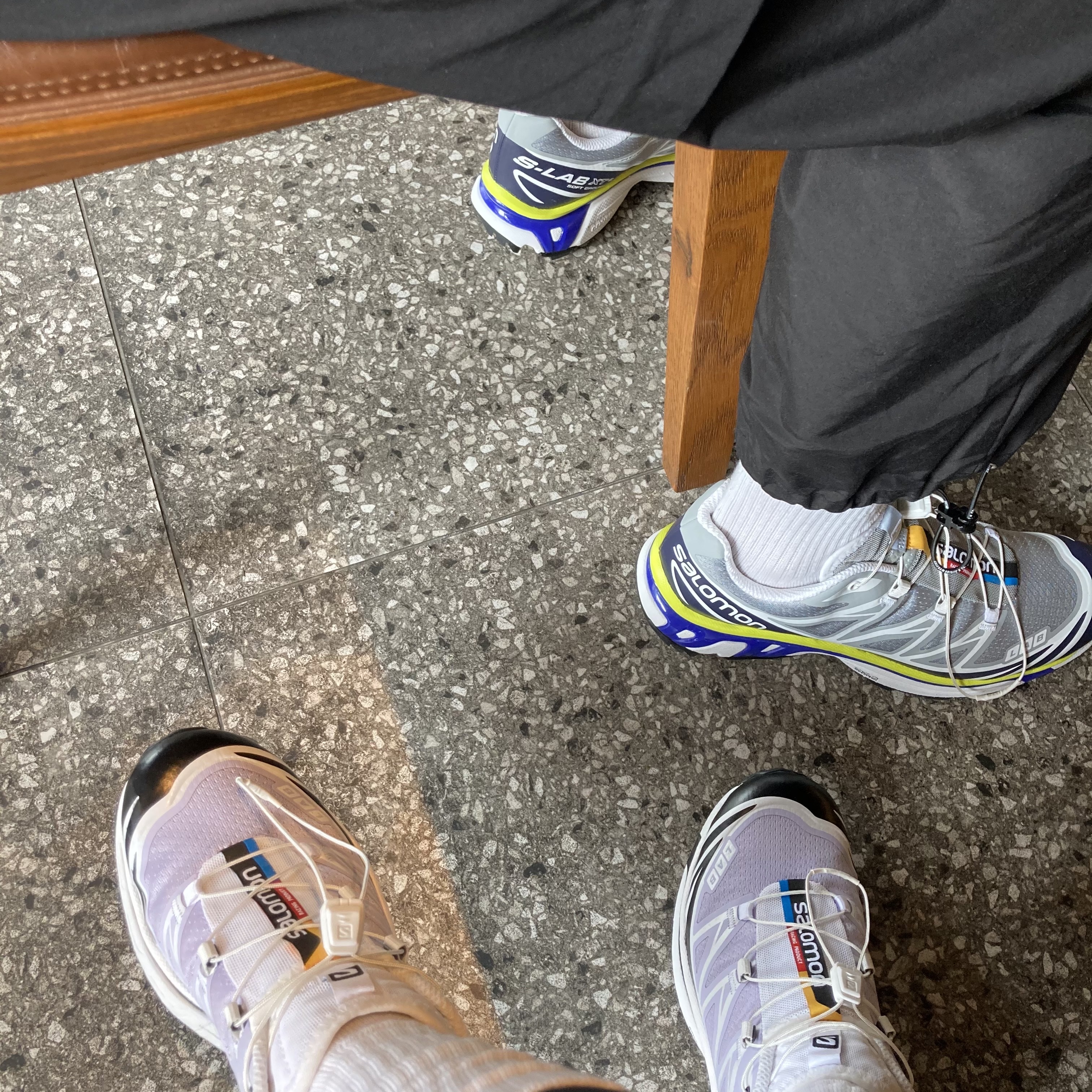 Salomon XT-6 Quarry 착용 스타일