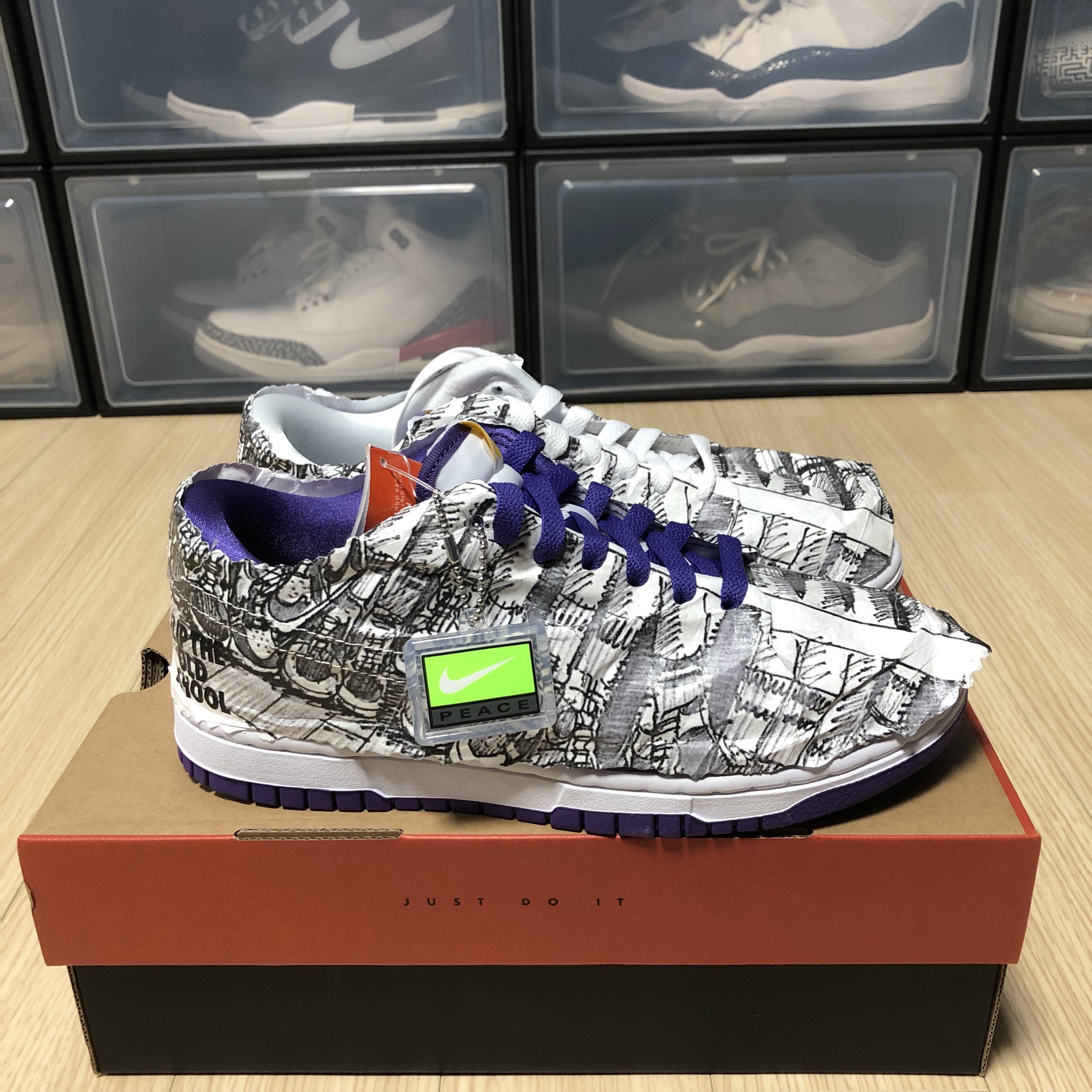 (W) Nike Dunk Low SE Flip 착용 스타일 - 3