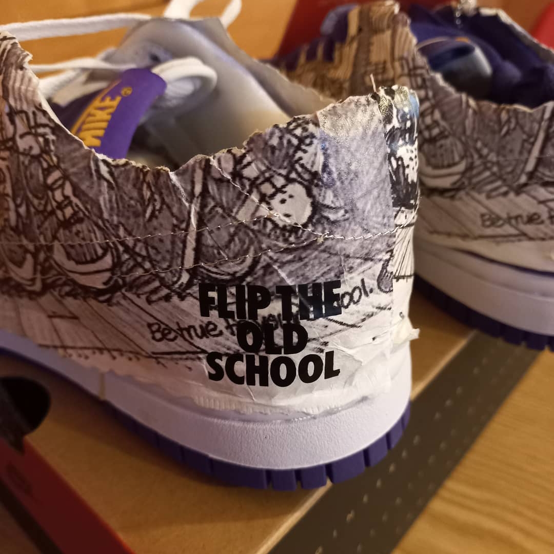 (W) Nike Dunk Low SE Flip 착용 스타일 - 1