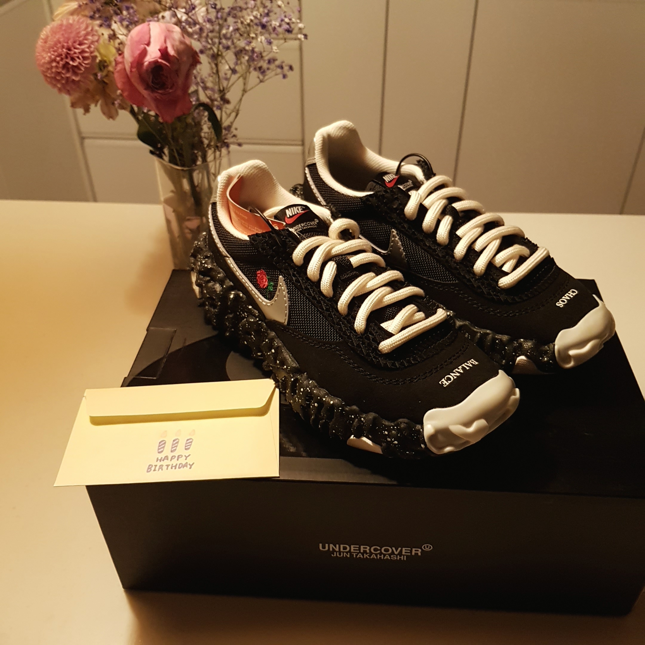 Nike x Undercover Overbreak SP Black, Nike Overbreak SP Fossil 착용 스타일 - 1