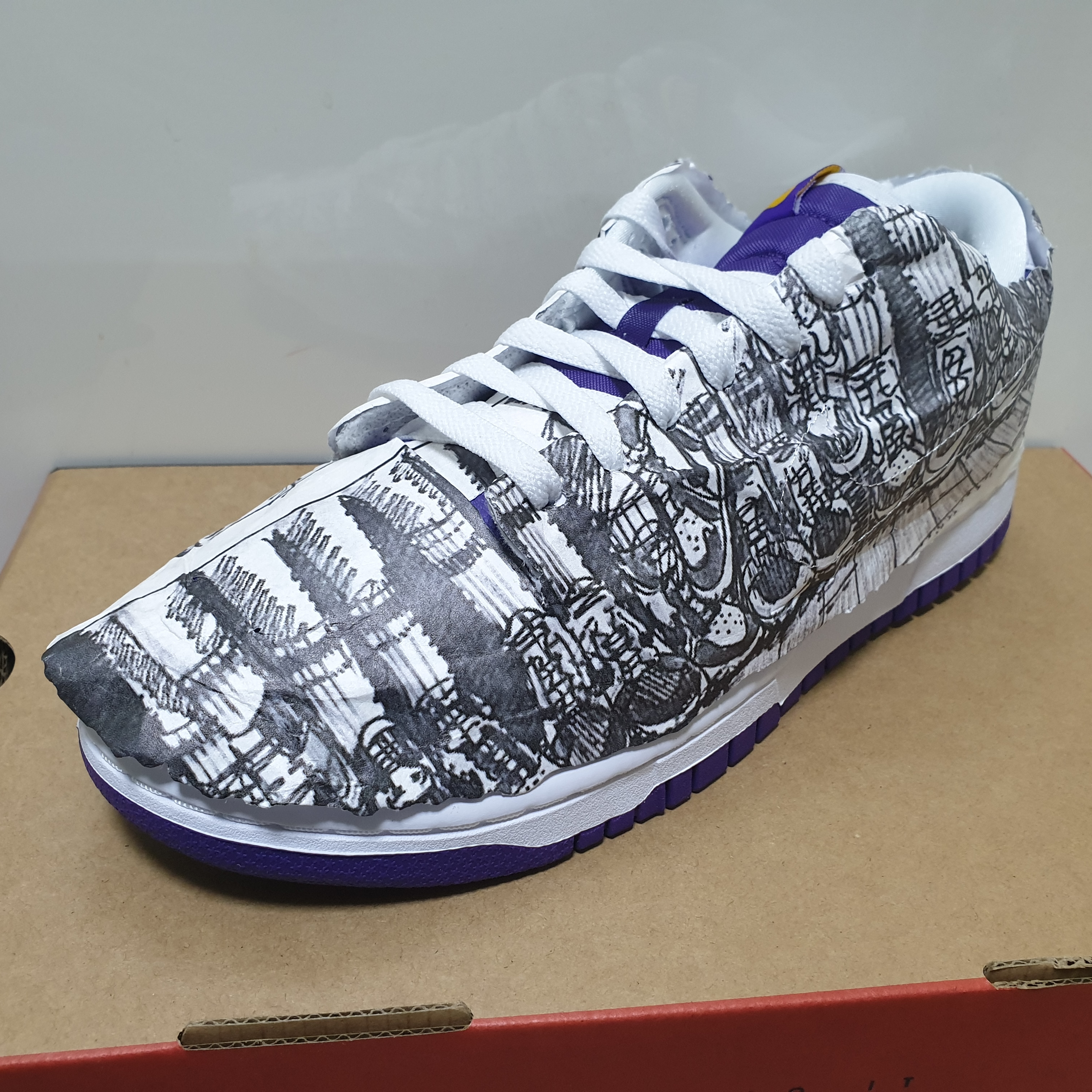 (W) Nike Dunk Low SE Flip 착용 스타일