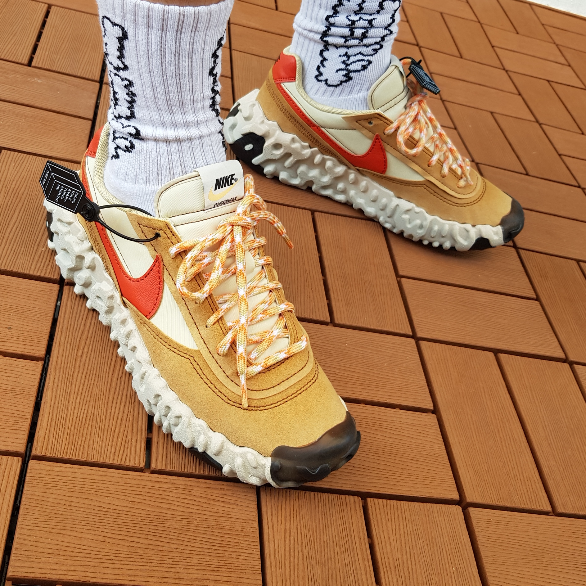 Nike x Undercover Overbreak SP Black, Nike Overbreak SP Fossil 착용 스타일 - 4