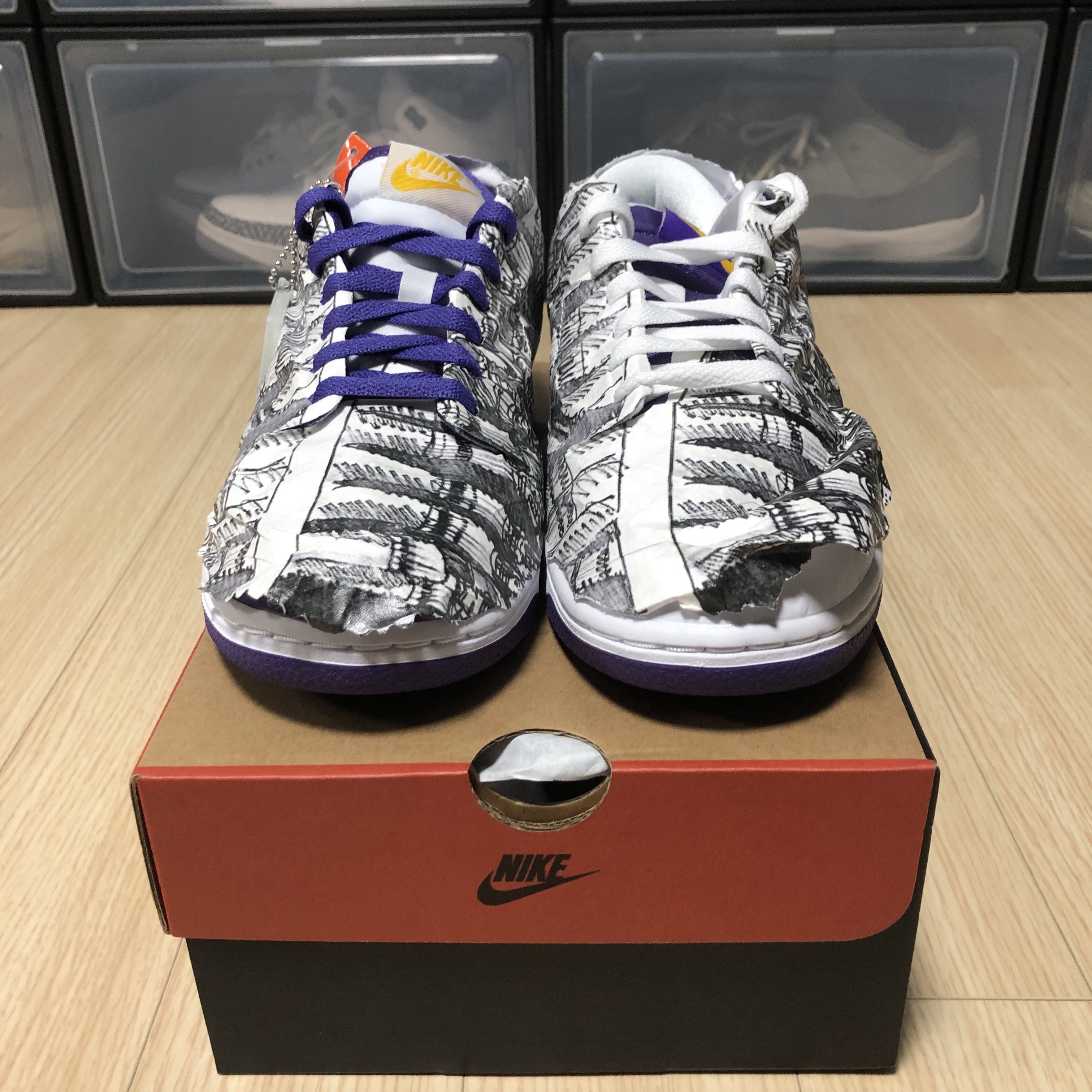 (W) Nike Dunk Low SE Flip 착용 스타일 - 2