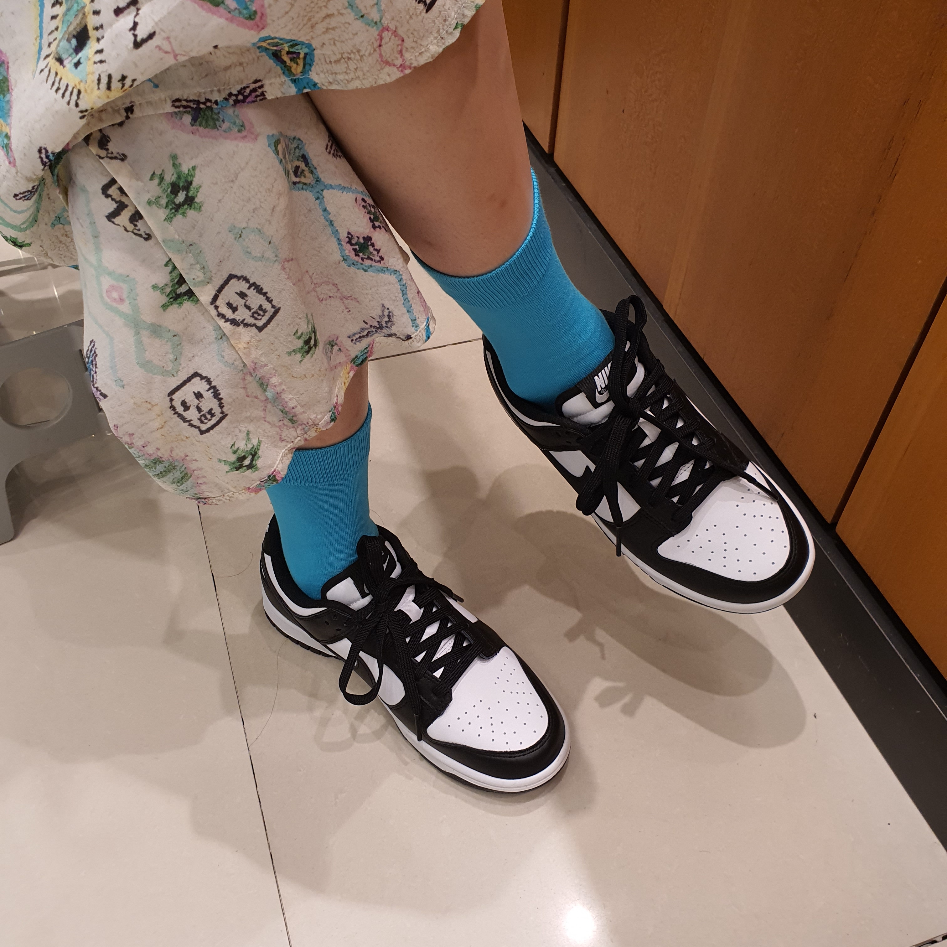 (W) Nike Dunk Low Black 착용 스타일