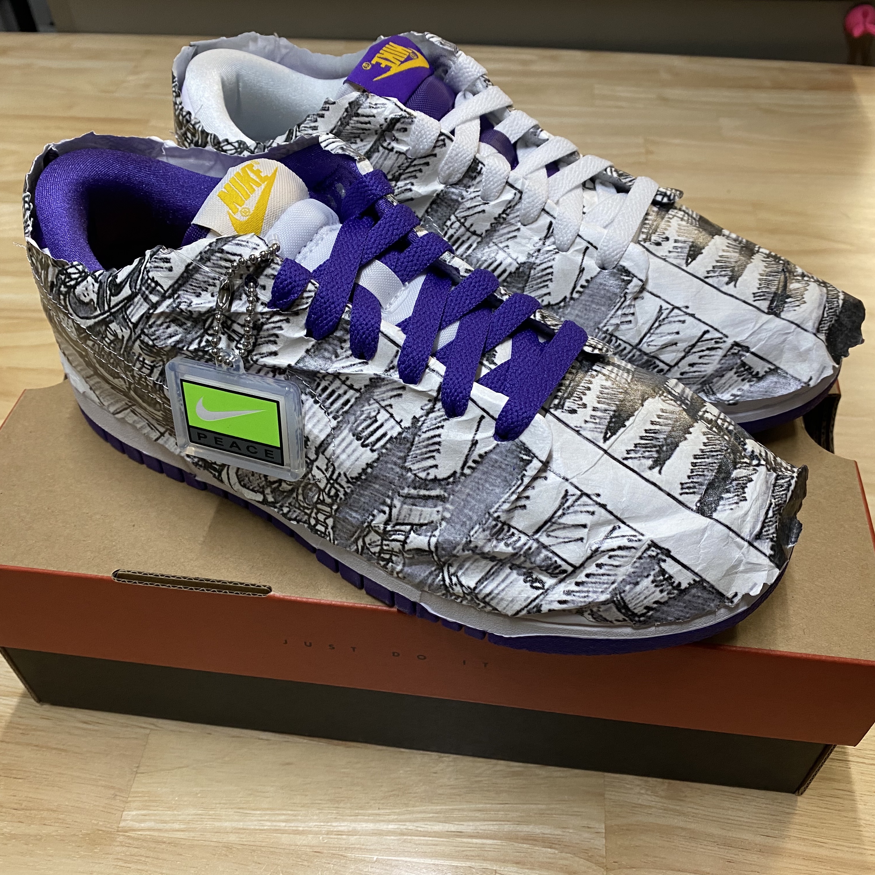 (W) Nike Dunk Low SE Flip 착용 스타일 - 1