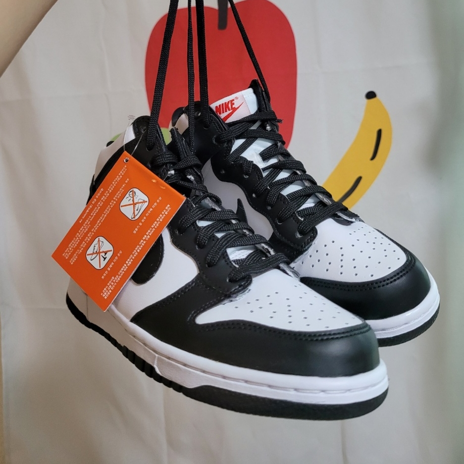 Nike Dunk High Retro Black and White, (W) Nike Dunk High Black and White 착용 스타일 - 2