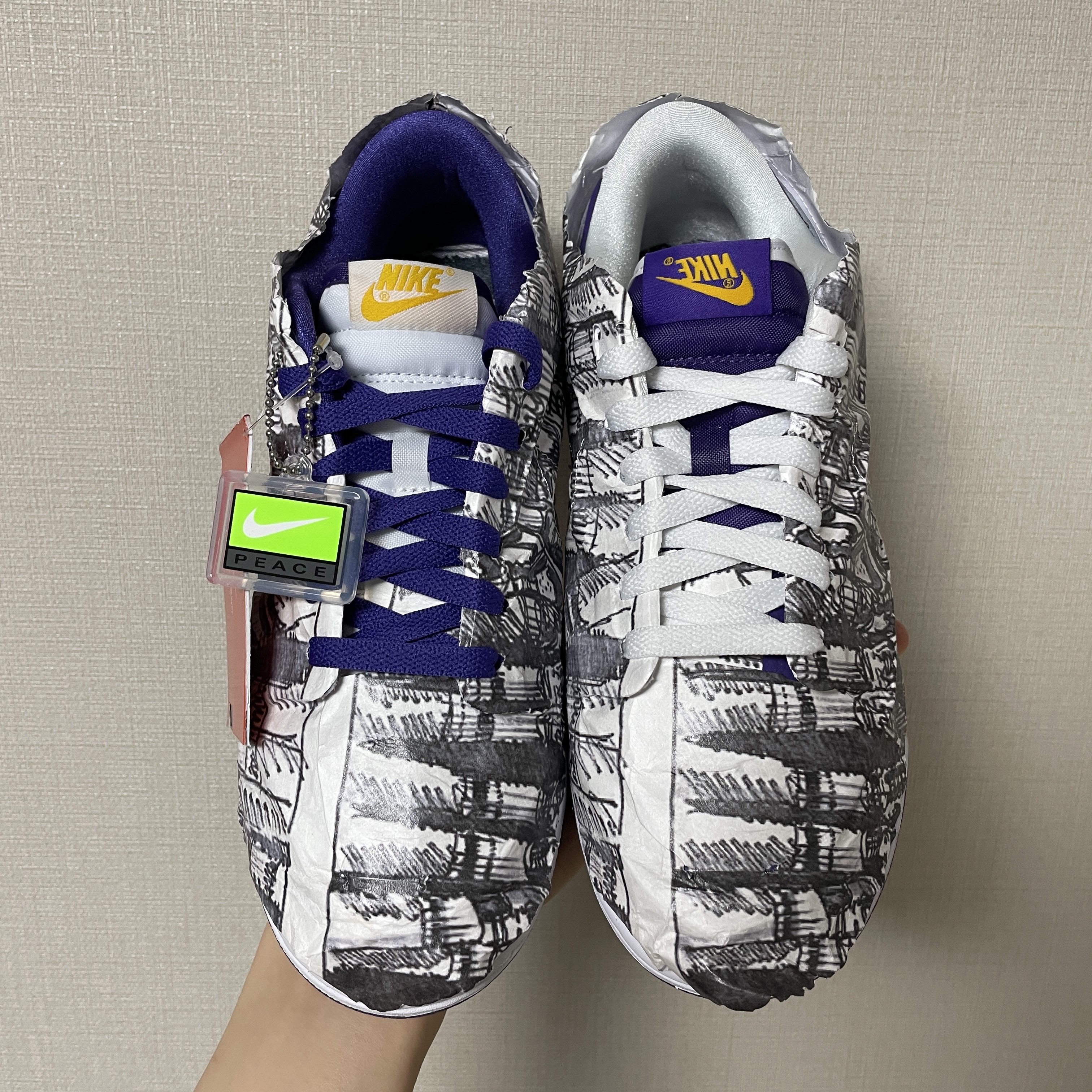 (W) Nike Dunk Low SE Flip 착용 스타일