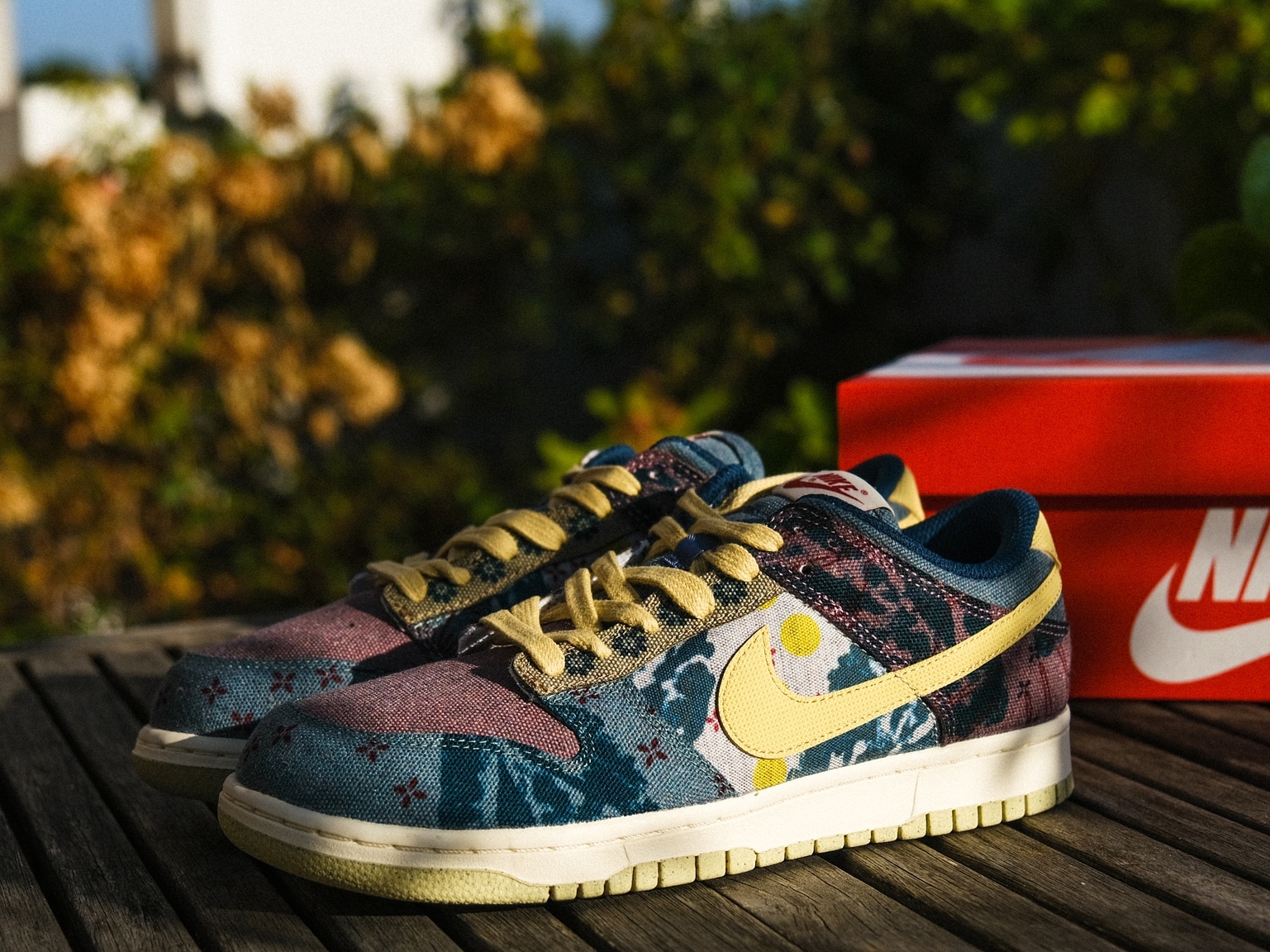 Nike Dunk Low SP Community Garden 착용 스타일