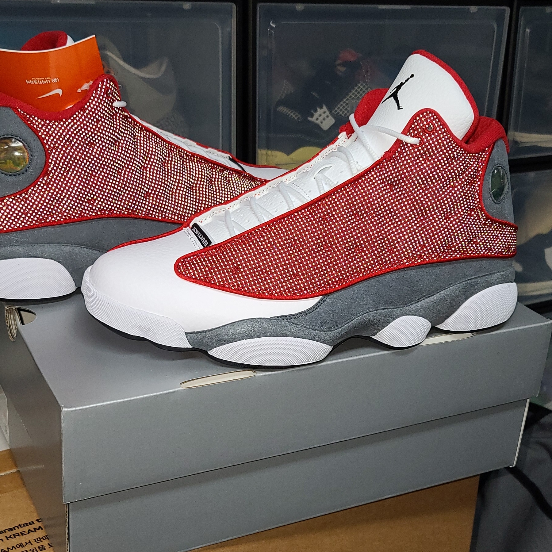 Jordan 13 Retro Gym Red Flint Grey 착용 스타일 - 3