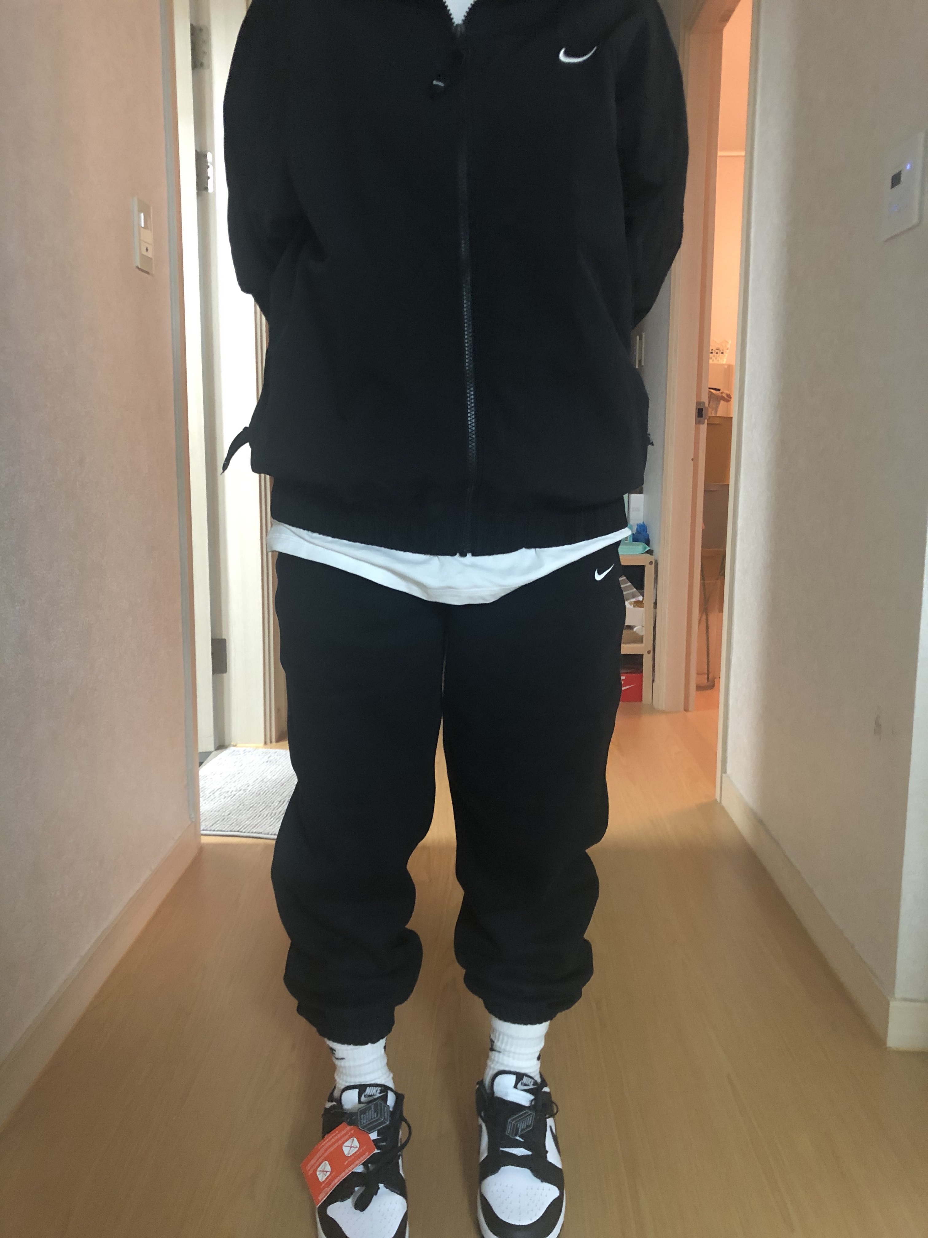 Nike M NRG Solo Swoosh Track Jacket Black - Asia, Adidas OG Forum 84 Low Blue Thread 착용 스타일 - 2