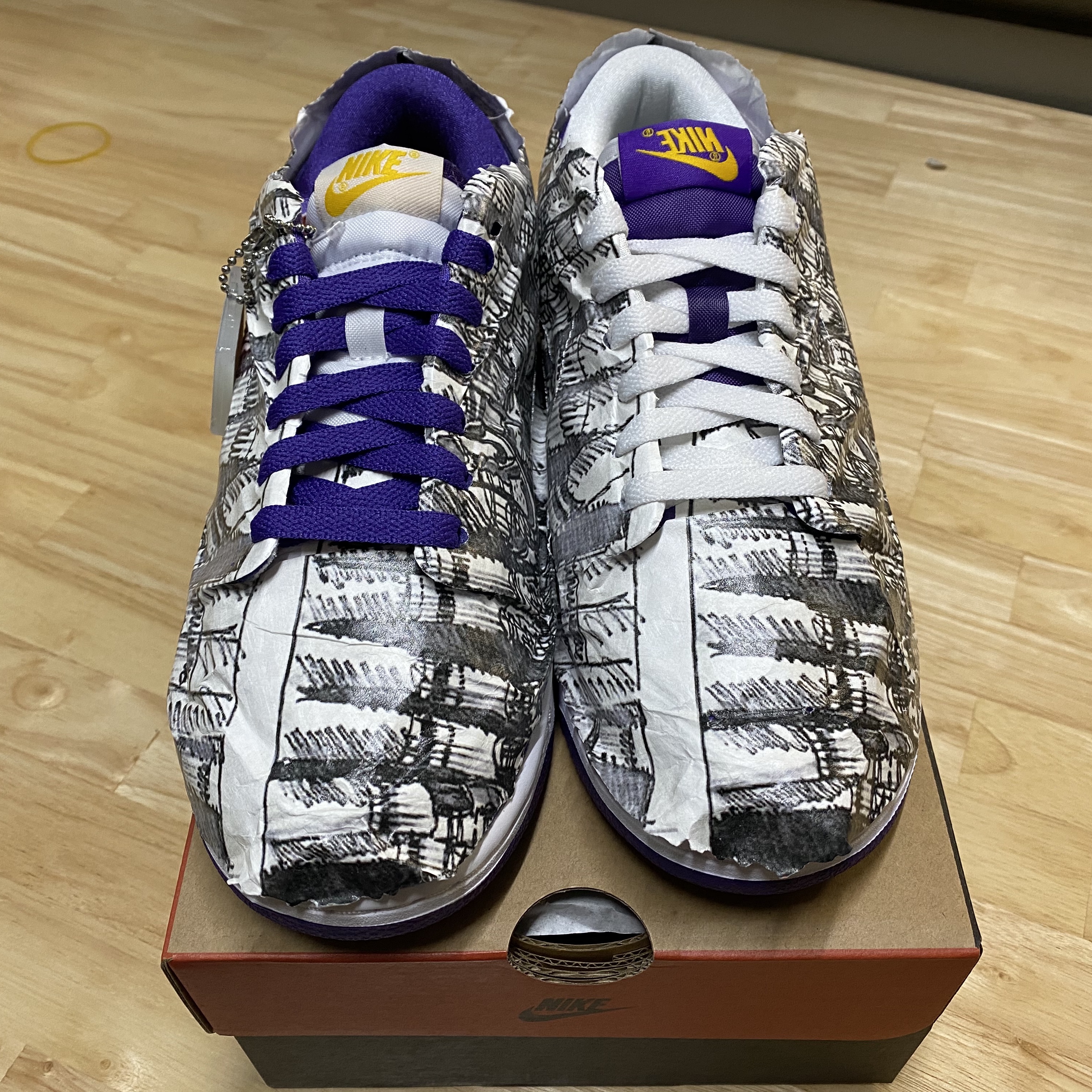 (W) Nike Dunk Low SE Flip 착용 스타일 - 2