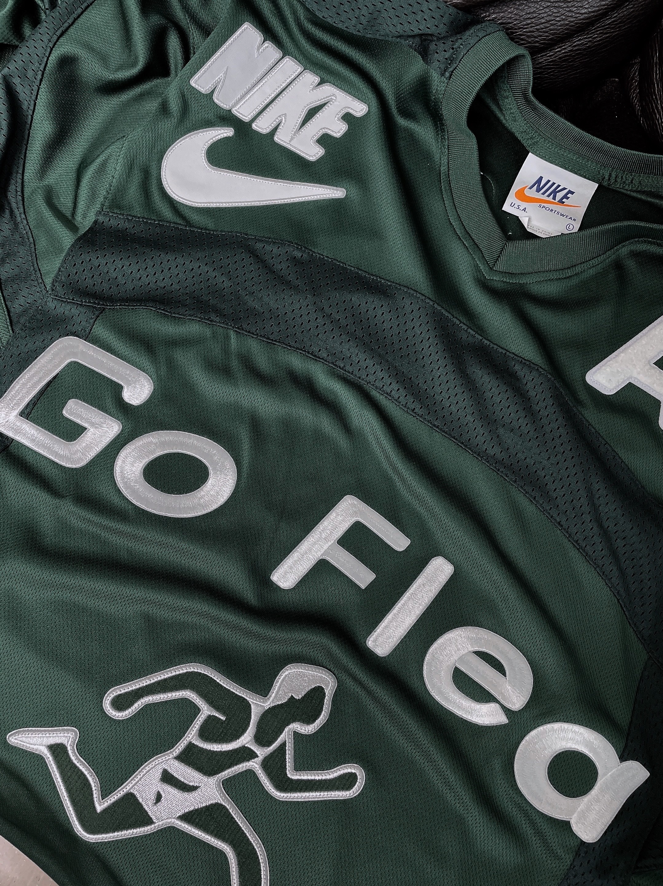 Nike x Cactus Plant Flea Market S/S Jersey Green - Asia 착용 스타일