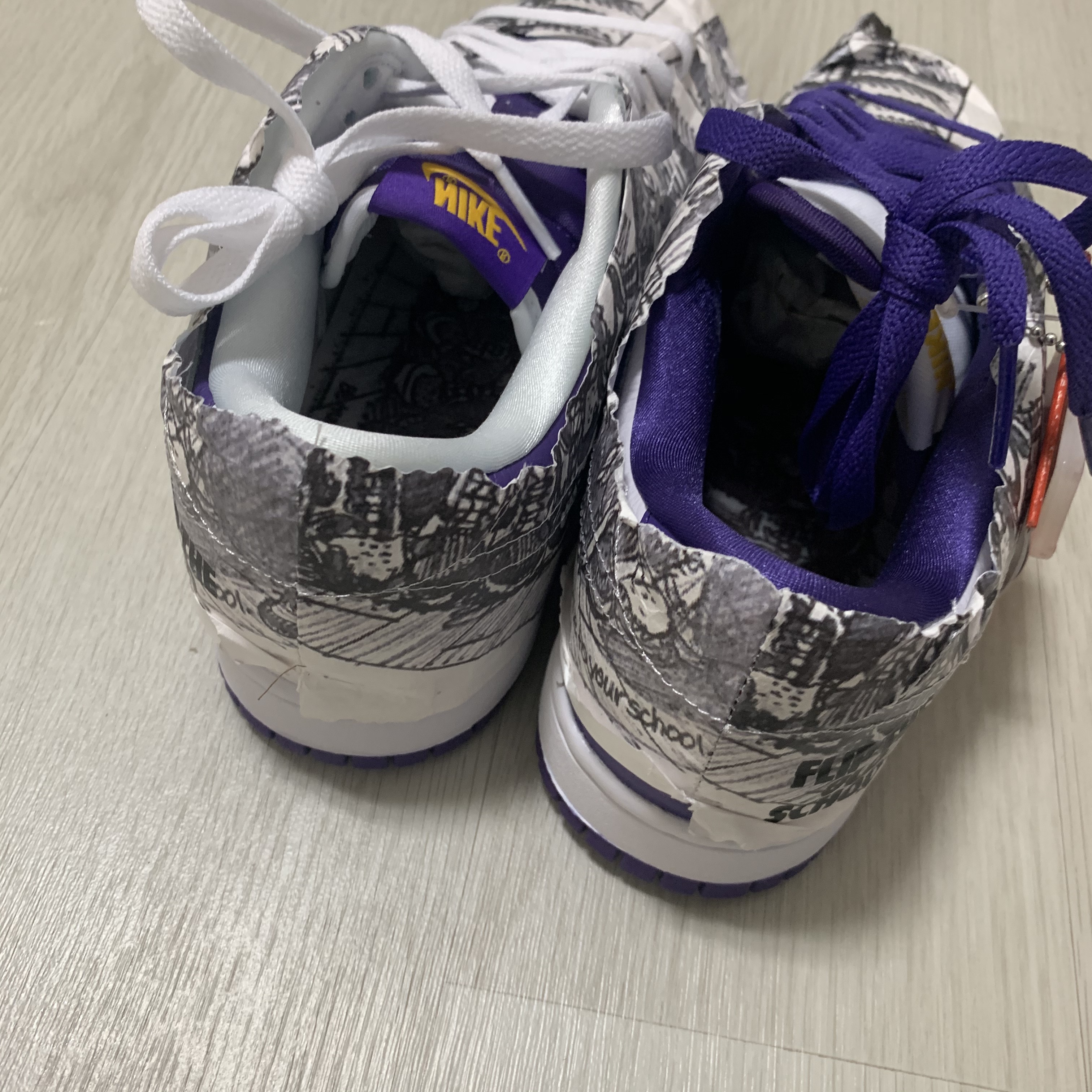 (W) Nike Dunk Low SE Flip 착용 스타일 - 3