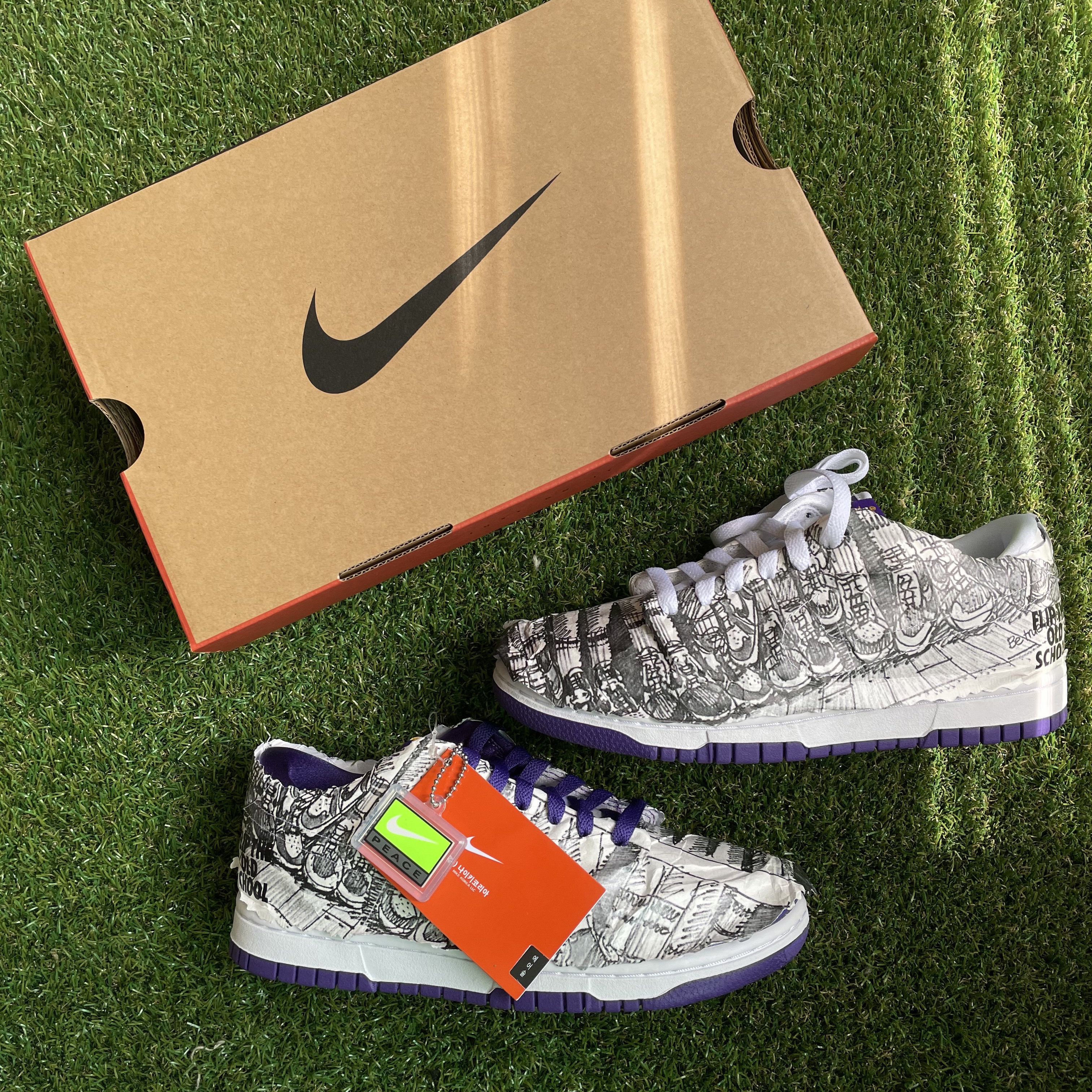 (W) Nike Dunk Low SE Flip 착용 스타일