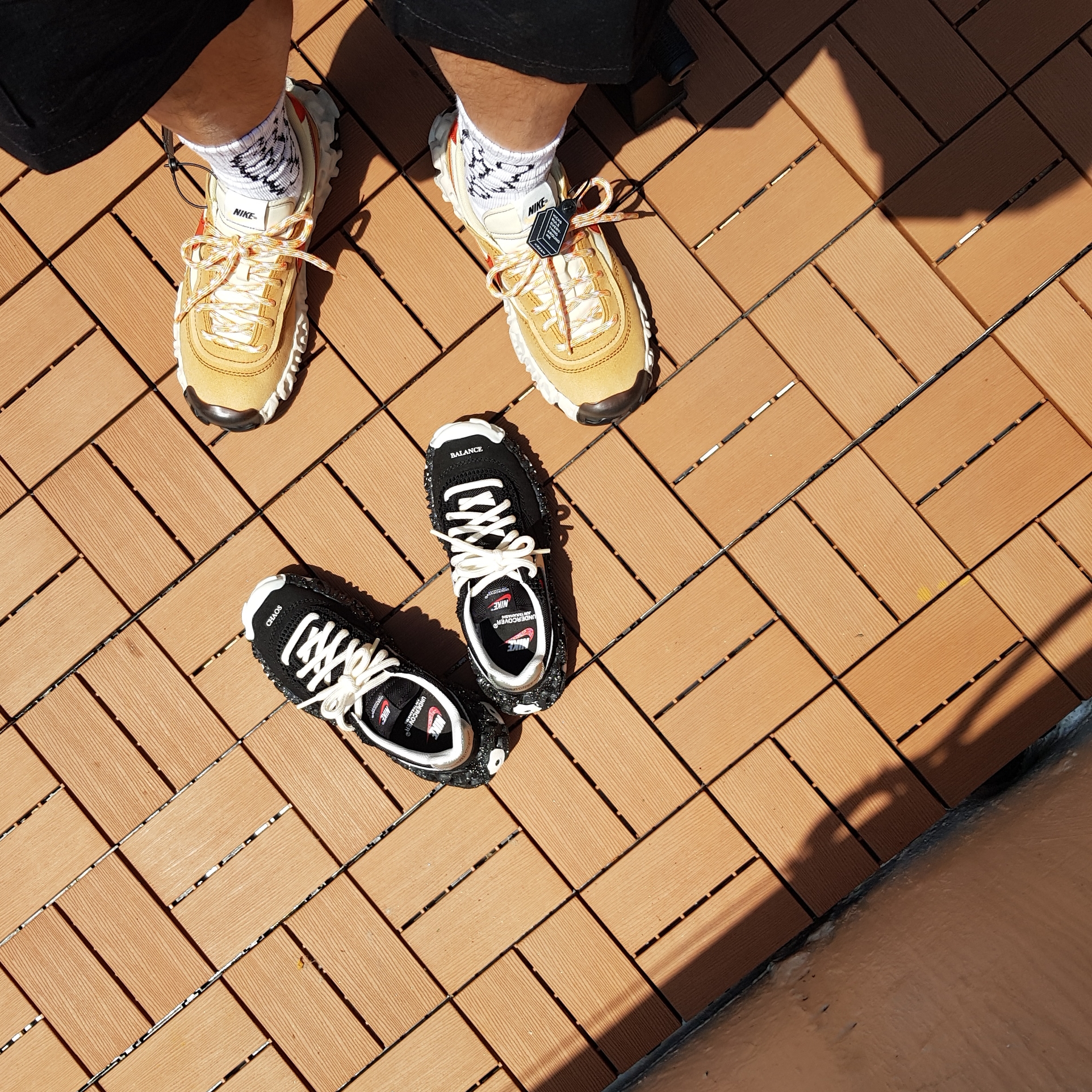 Nike x Undercover Overbreak SP Black, Nike Overbreak SP Fossil 착용 스타일 - 2
