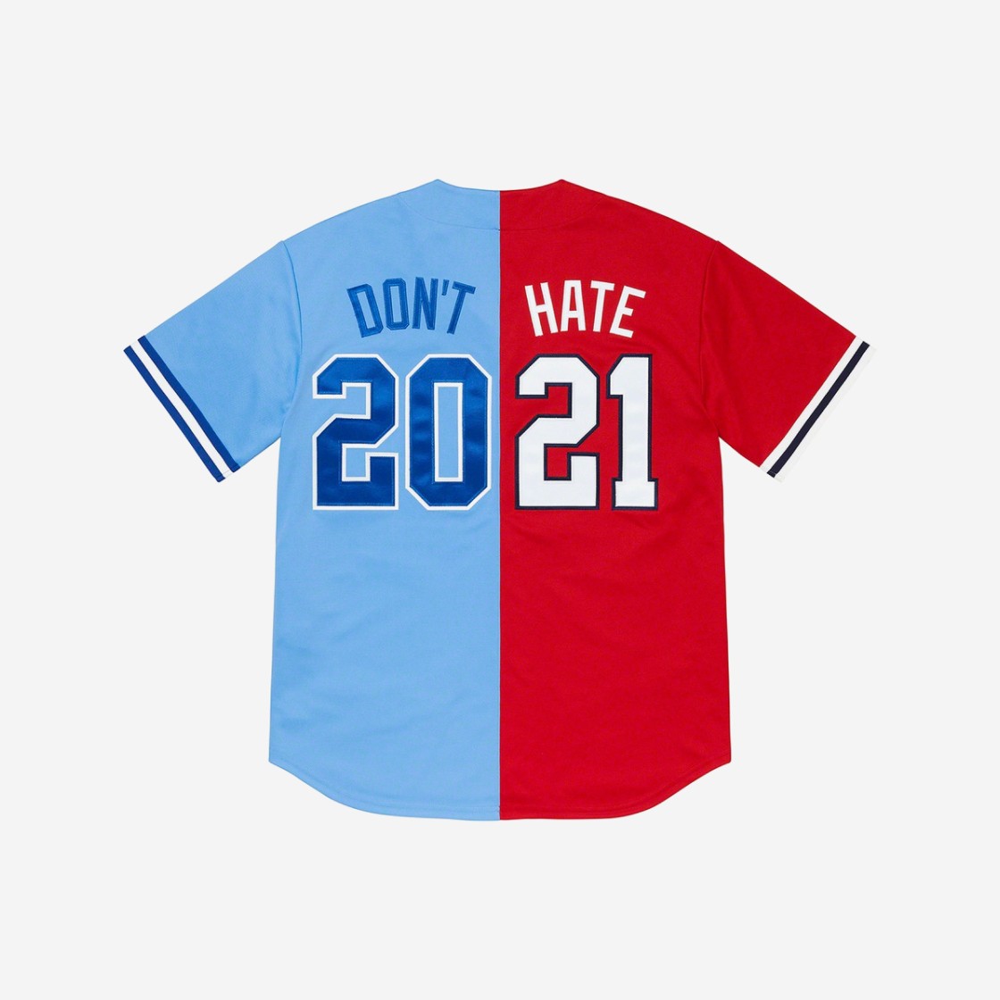 Supreme Don't Hate Baseball Jersey Red