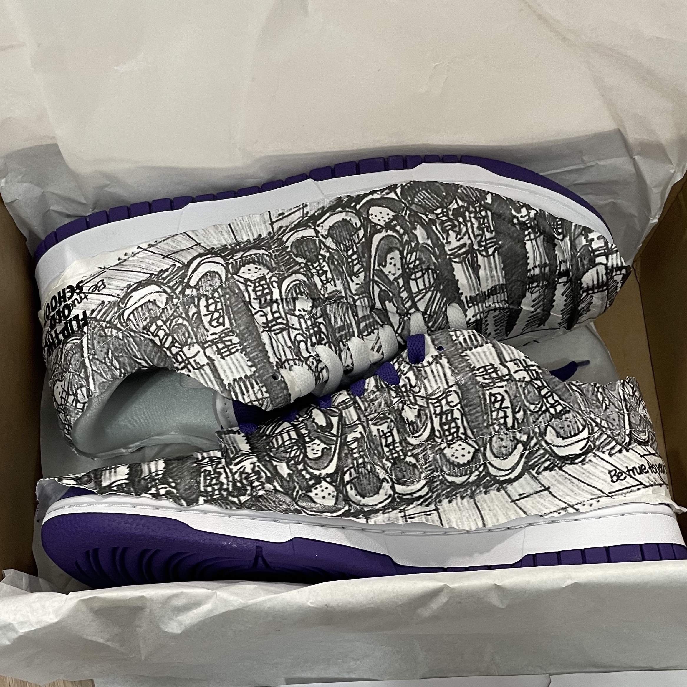(W) Nike Dunk Low SE Flip 착용 스타일