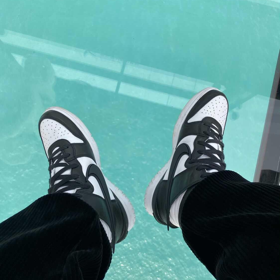 Nike x Ambush Dunk High Black 착용 스타일