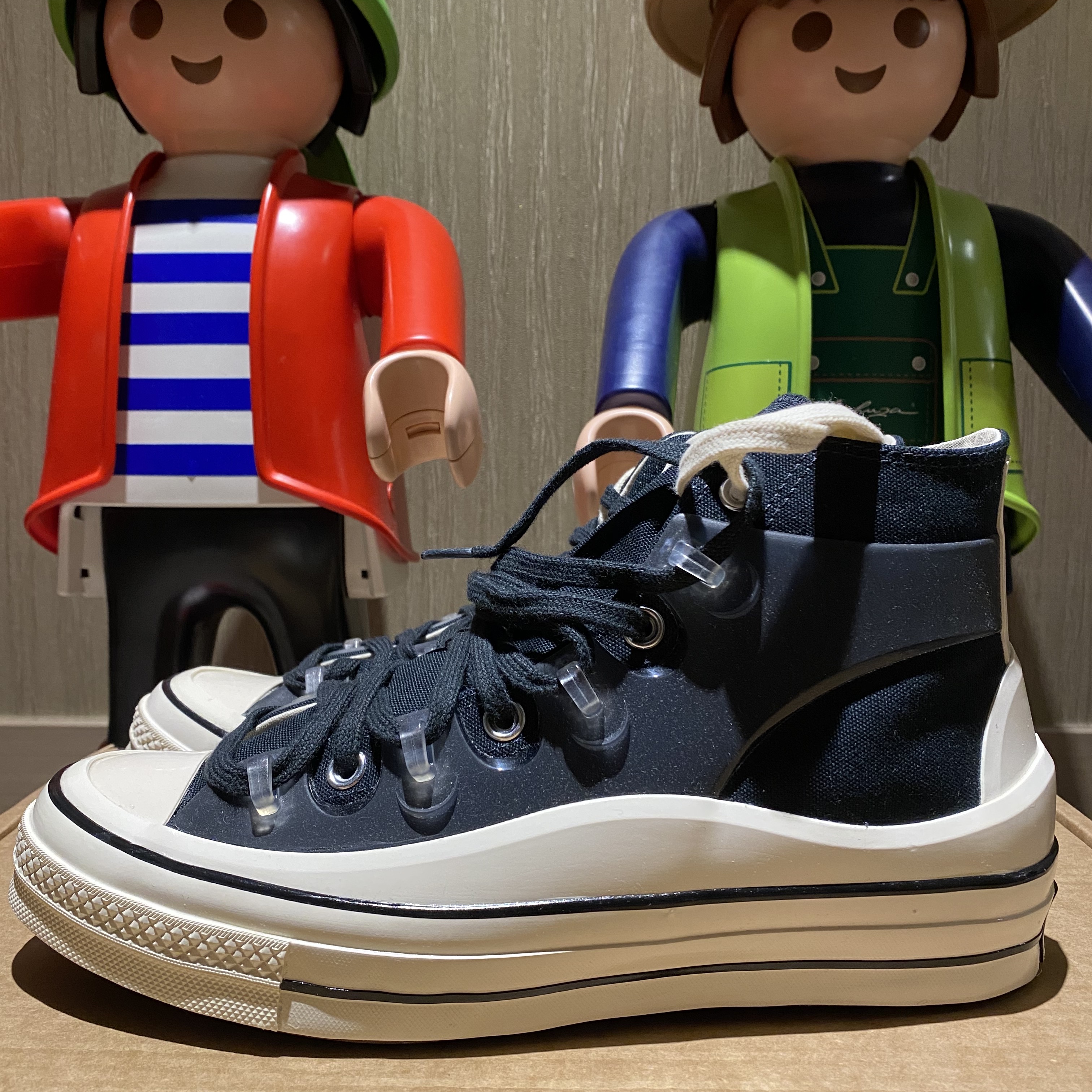 Converse x Kim Jones Chuck 70 Utility Wave High Black 착용 스타일 - 2