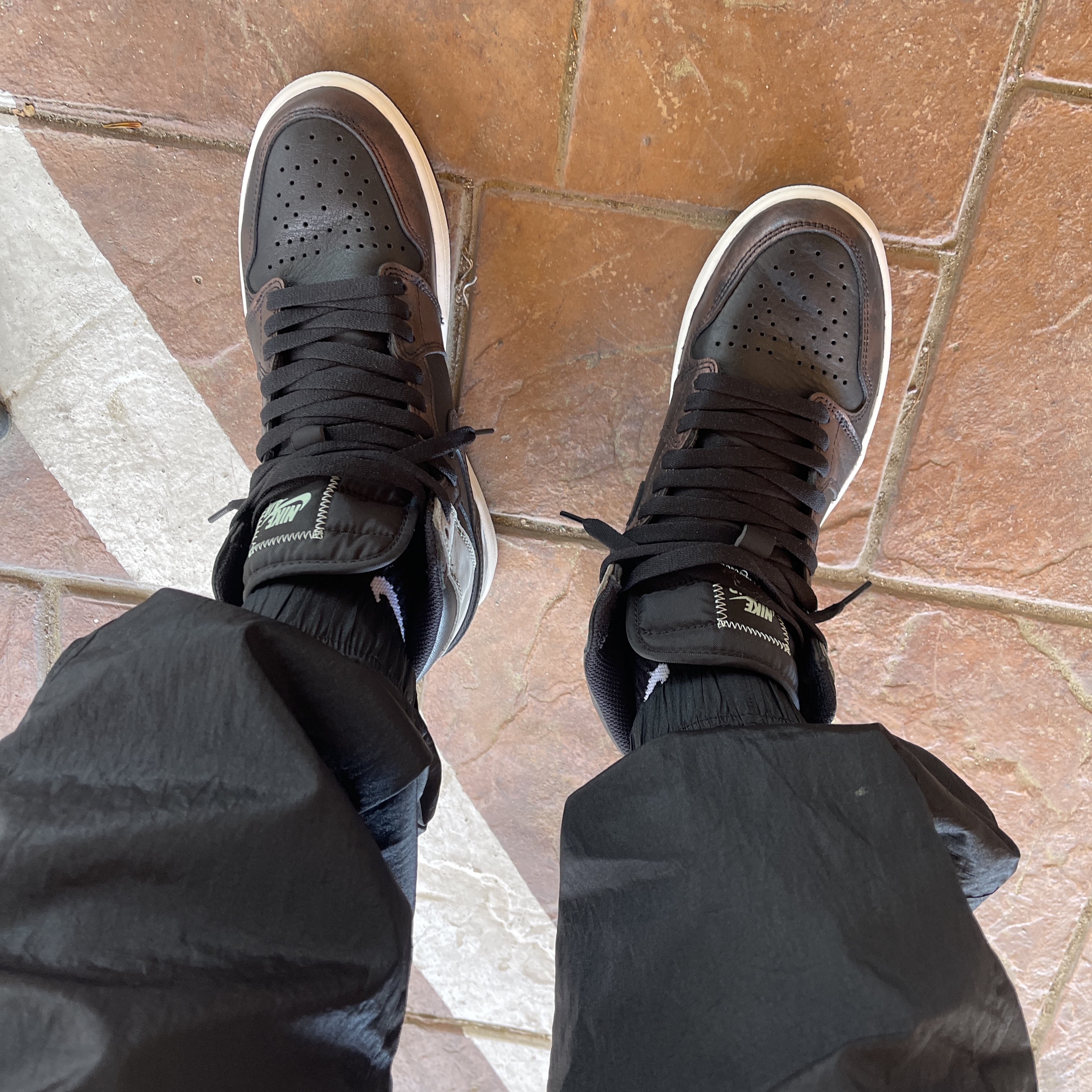 Jordan 1 Retro High OG Rust Shadow 착용 스타일 - 3