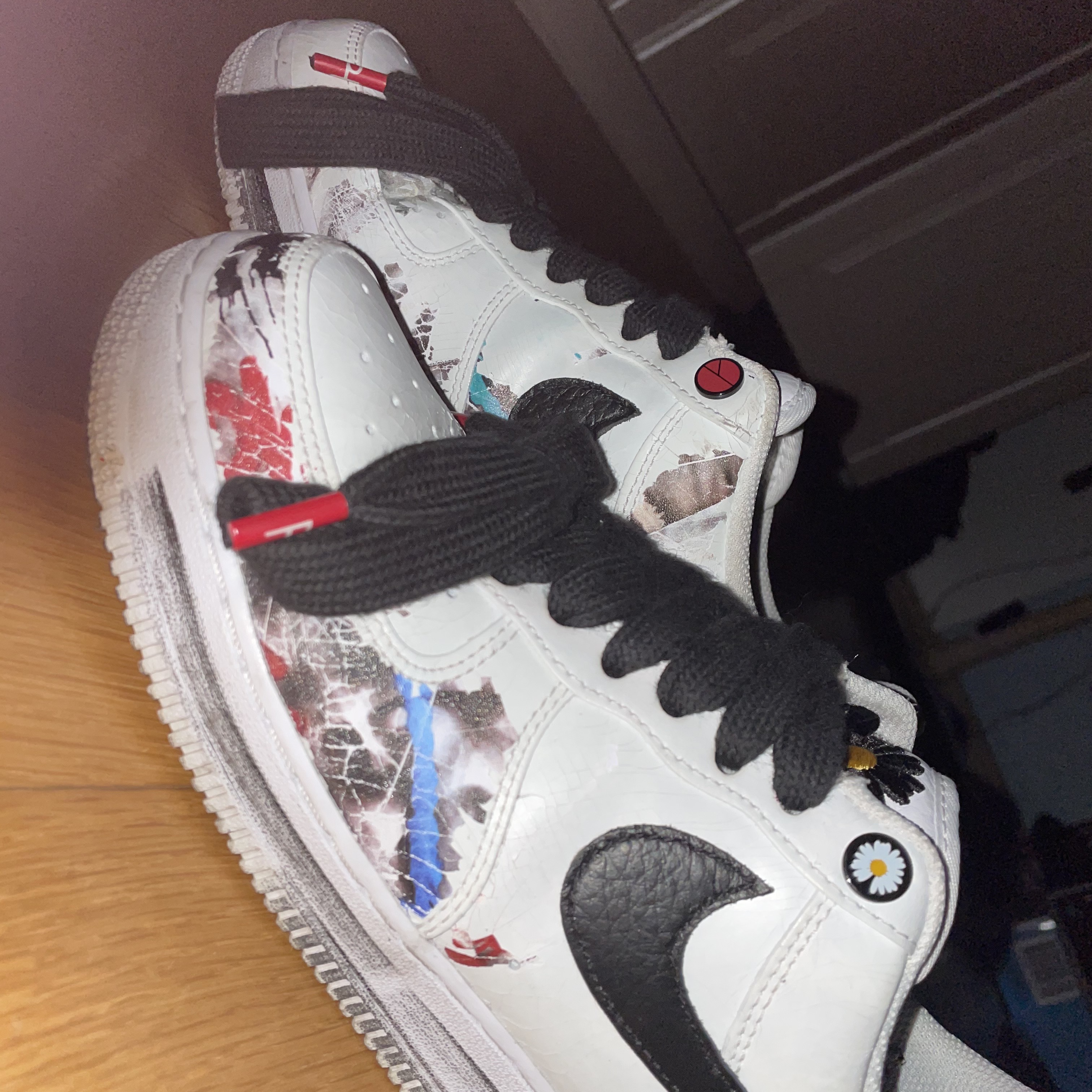 Nike x Peaceminusone Air Force 1 Low Para-Noise 2.0 착용 스타일 - 3