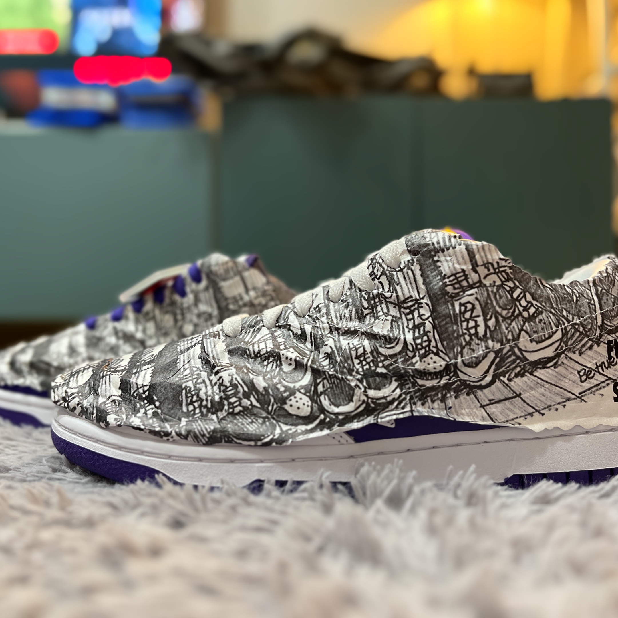 (W) Nike Dunk Low SE Flip 착용 스타일 - 2