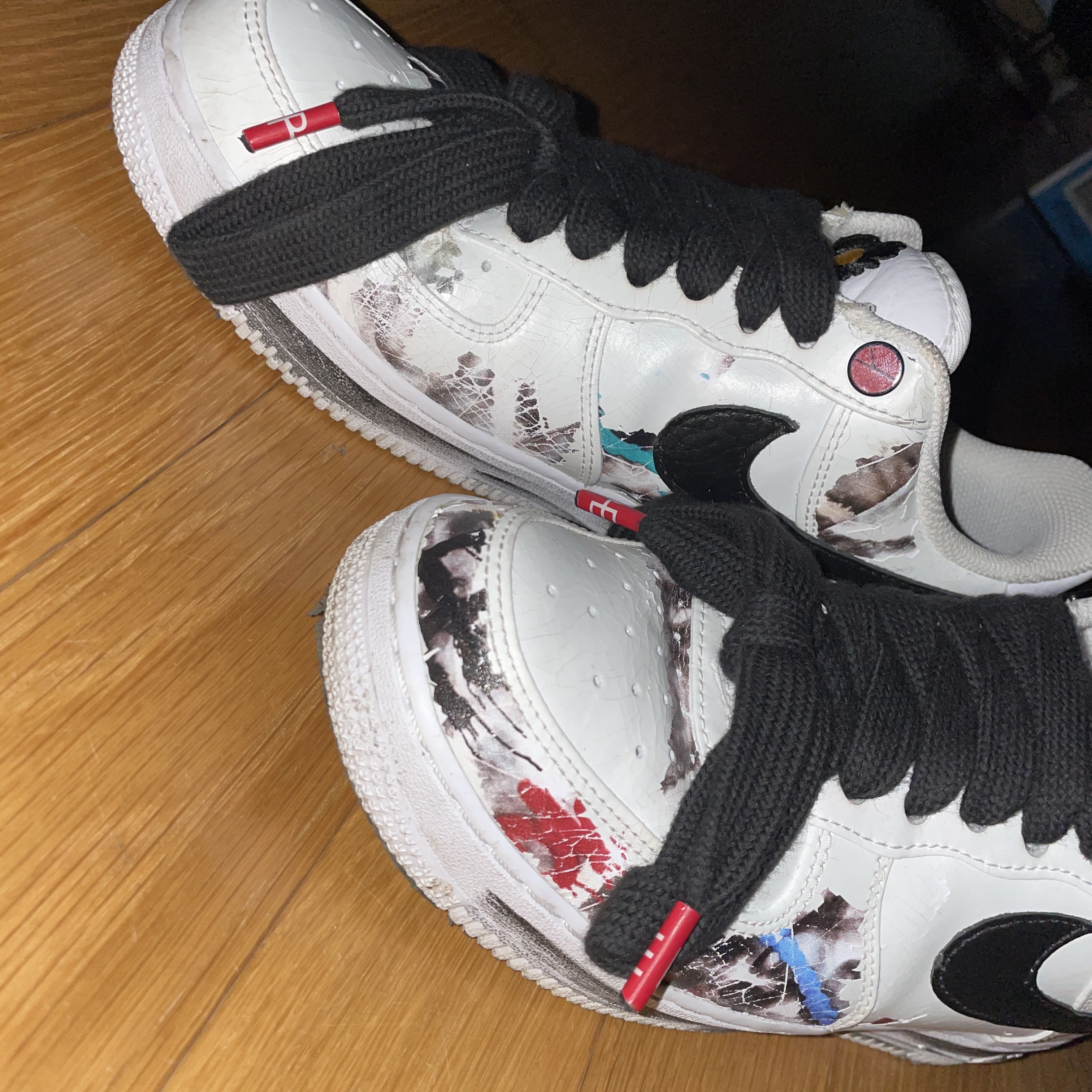 Nike x Peaceminusone Air Force 1 Low Para-Noise 2.0 착용 스타일 - 2