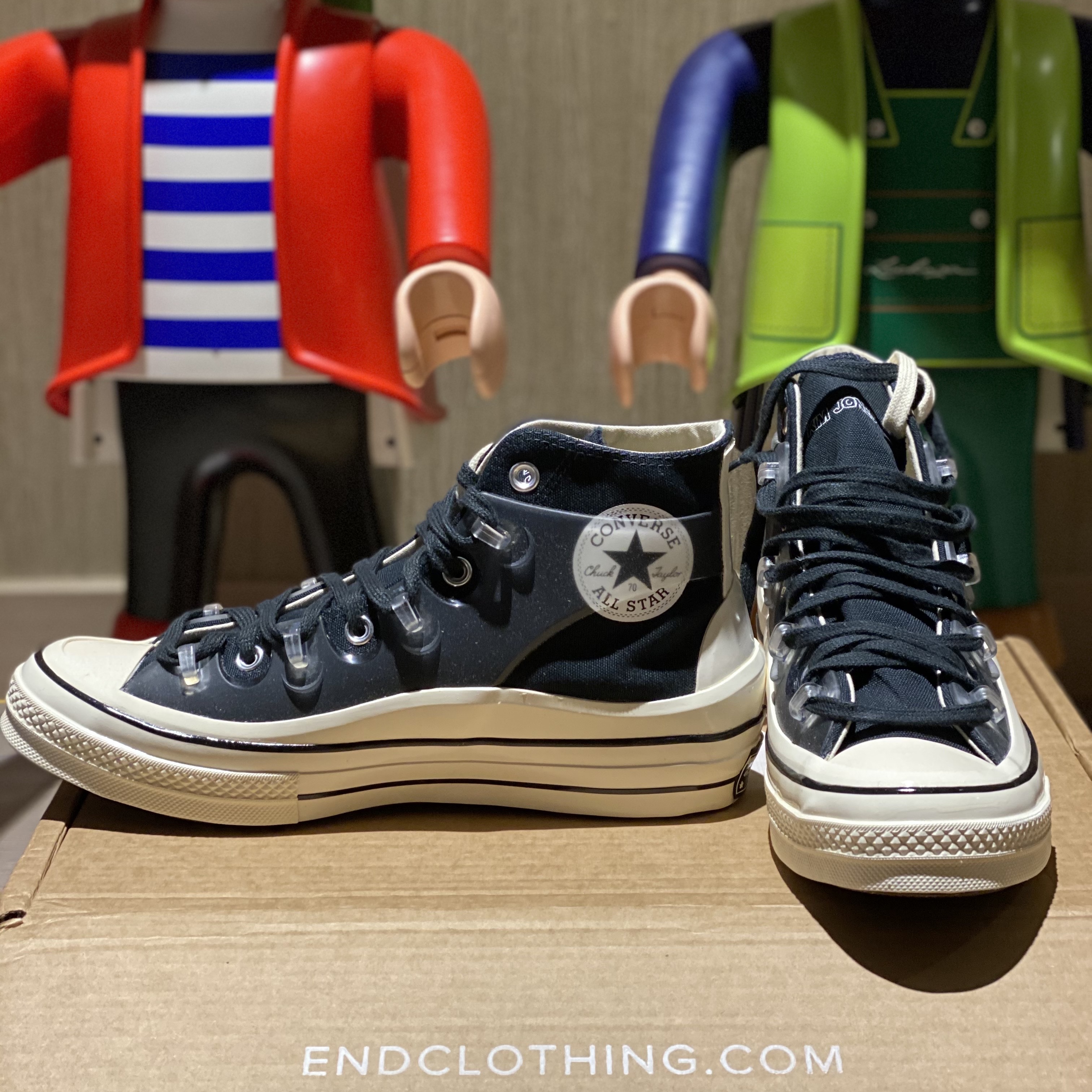 Converse x Kim Jones Chuck 70 Utility Wave High Black 착용 스타일 - 3