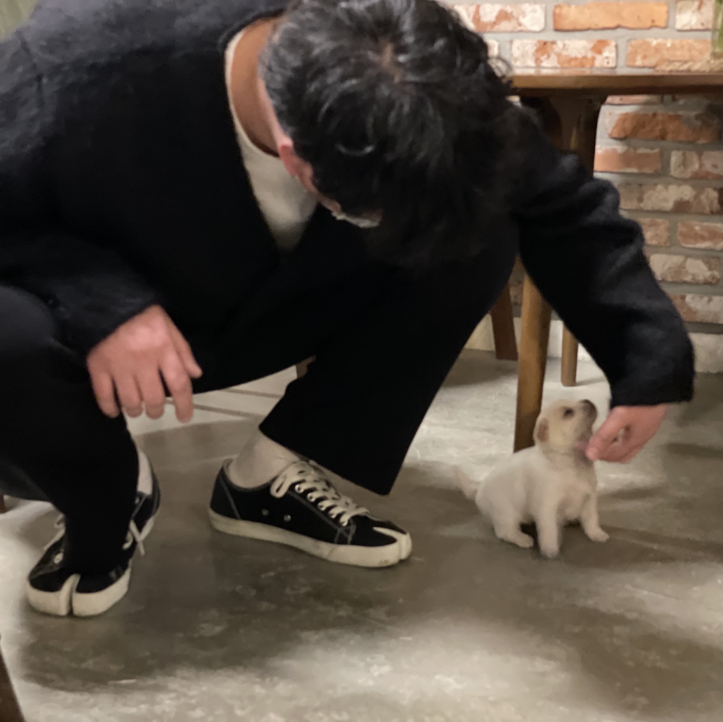 Maison Margiela Tabi Low Black 착용 스타일