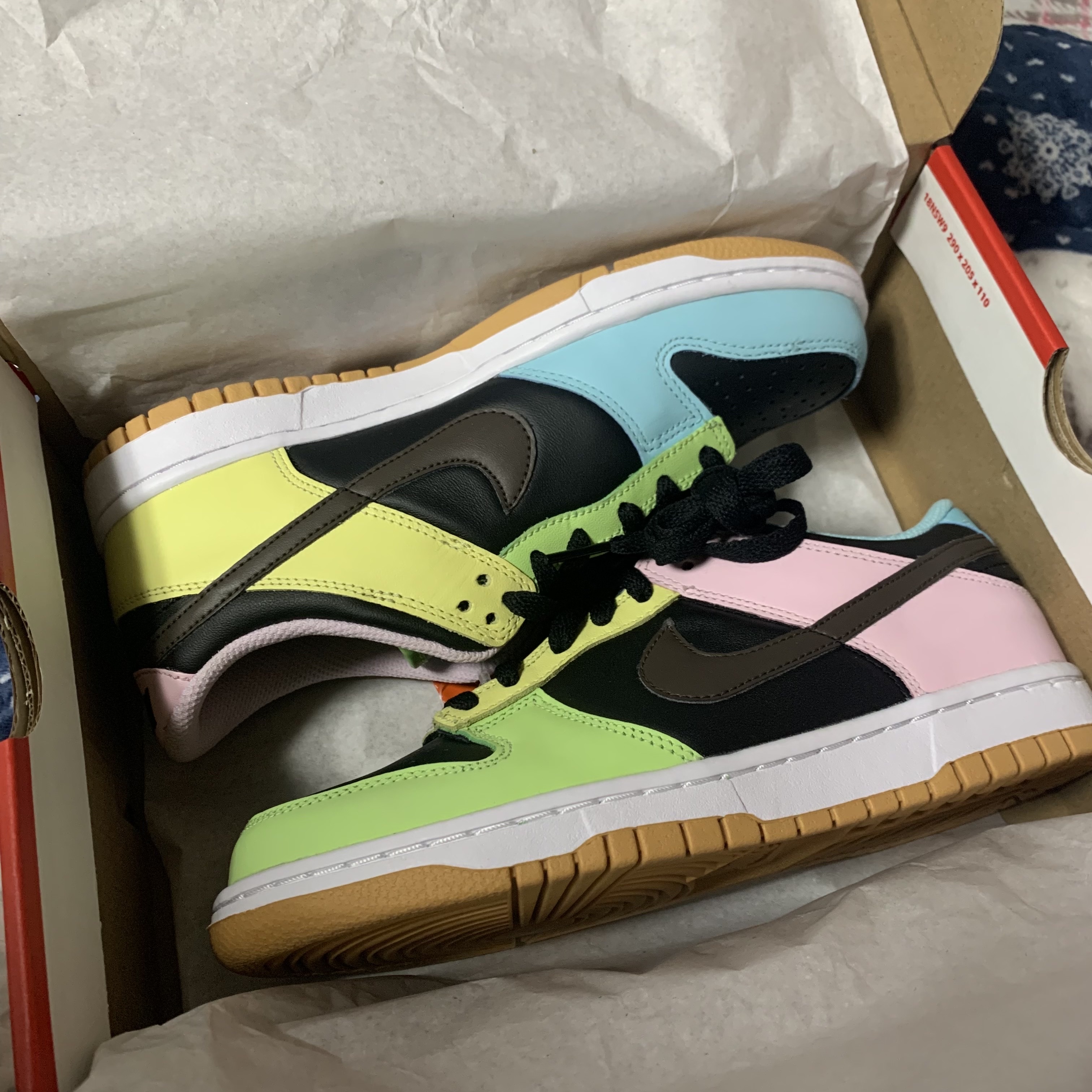 (GS) Nike Dunk Low SE Free.99 Black 착용 스타일