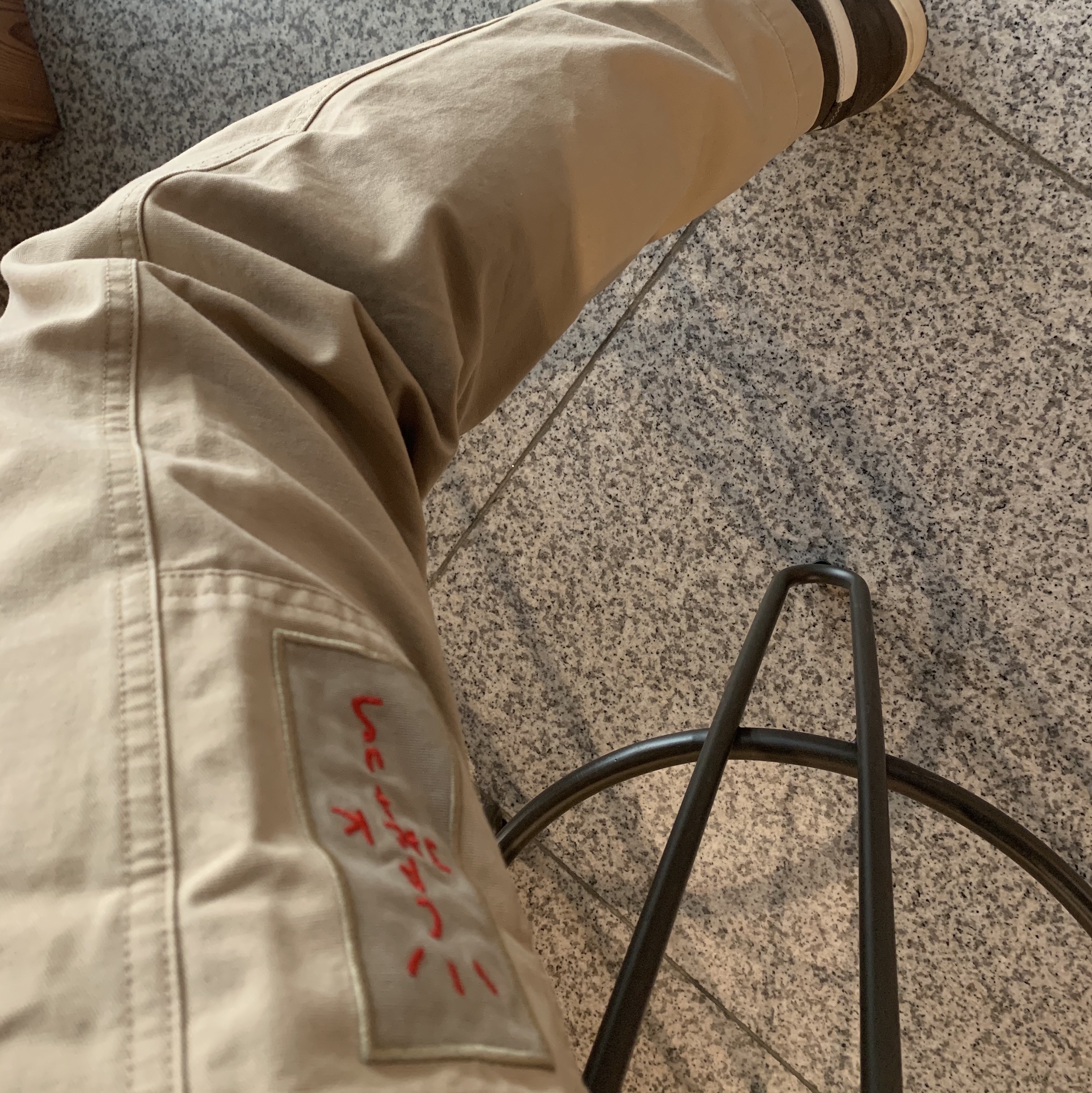 Jordan x Travis Scott Canvas Pants - Asia, Jordan 1 x Travis Scott Retro High OG SP Mocha 착용 스타일 - 3