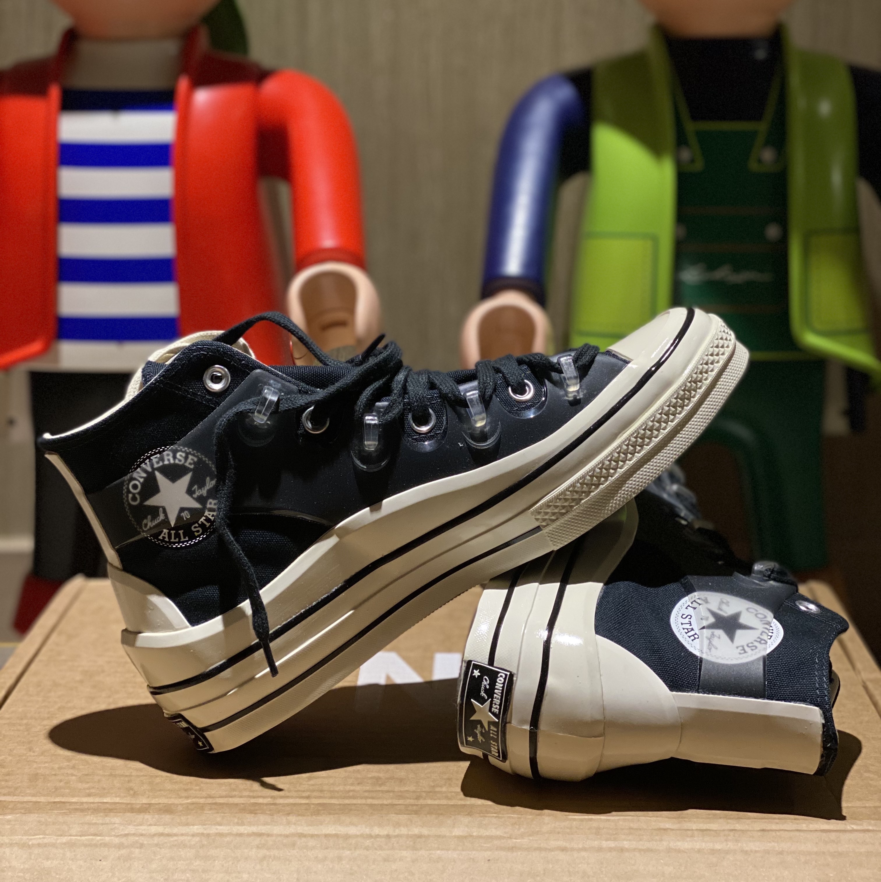 Converse x Kim Jones Chuck 70 Utility Wave High Black 착용 스타일 - 1