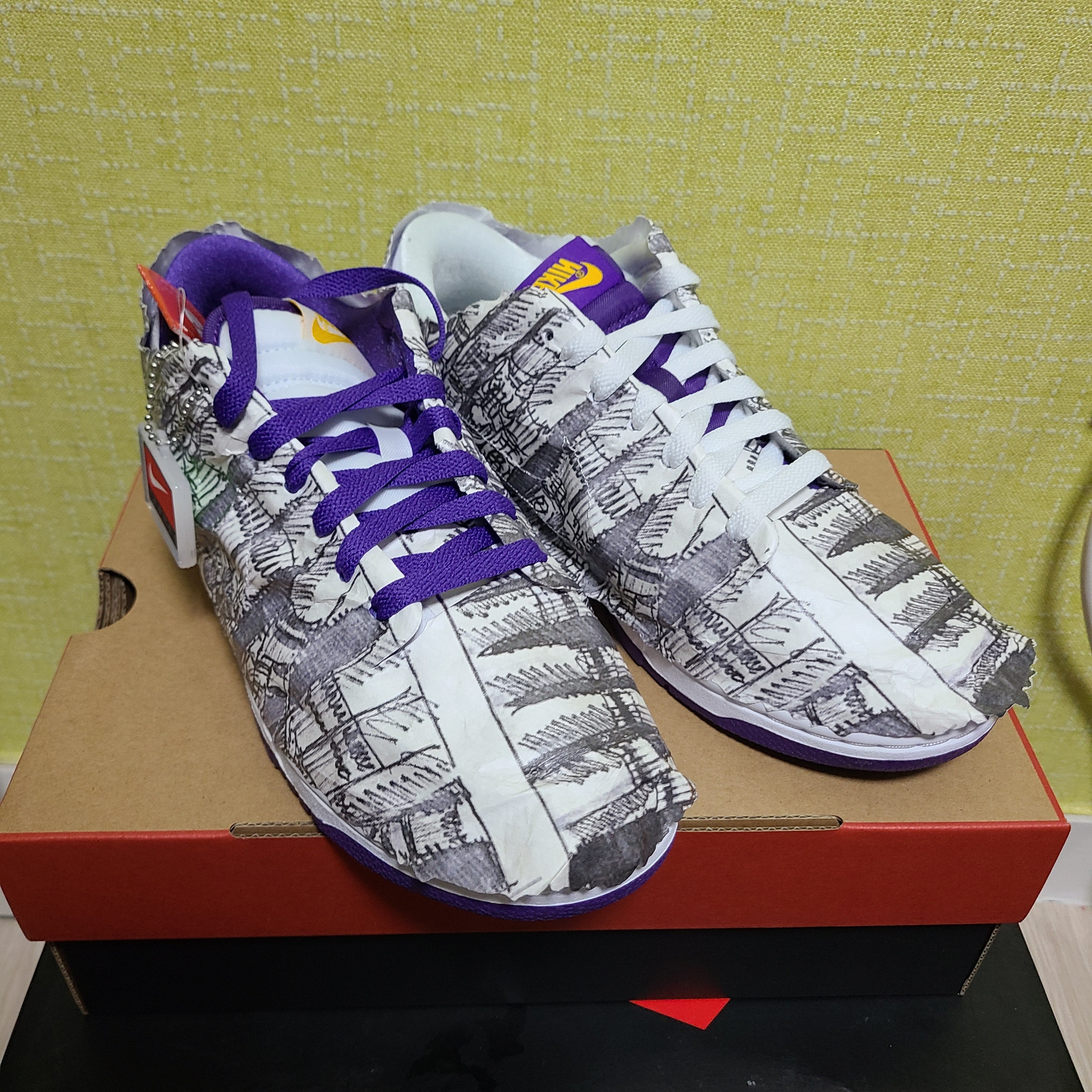 (W) Nike Dunk Low SE Flip 착용 스타일 - 1