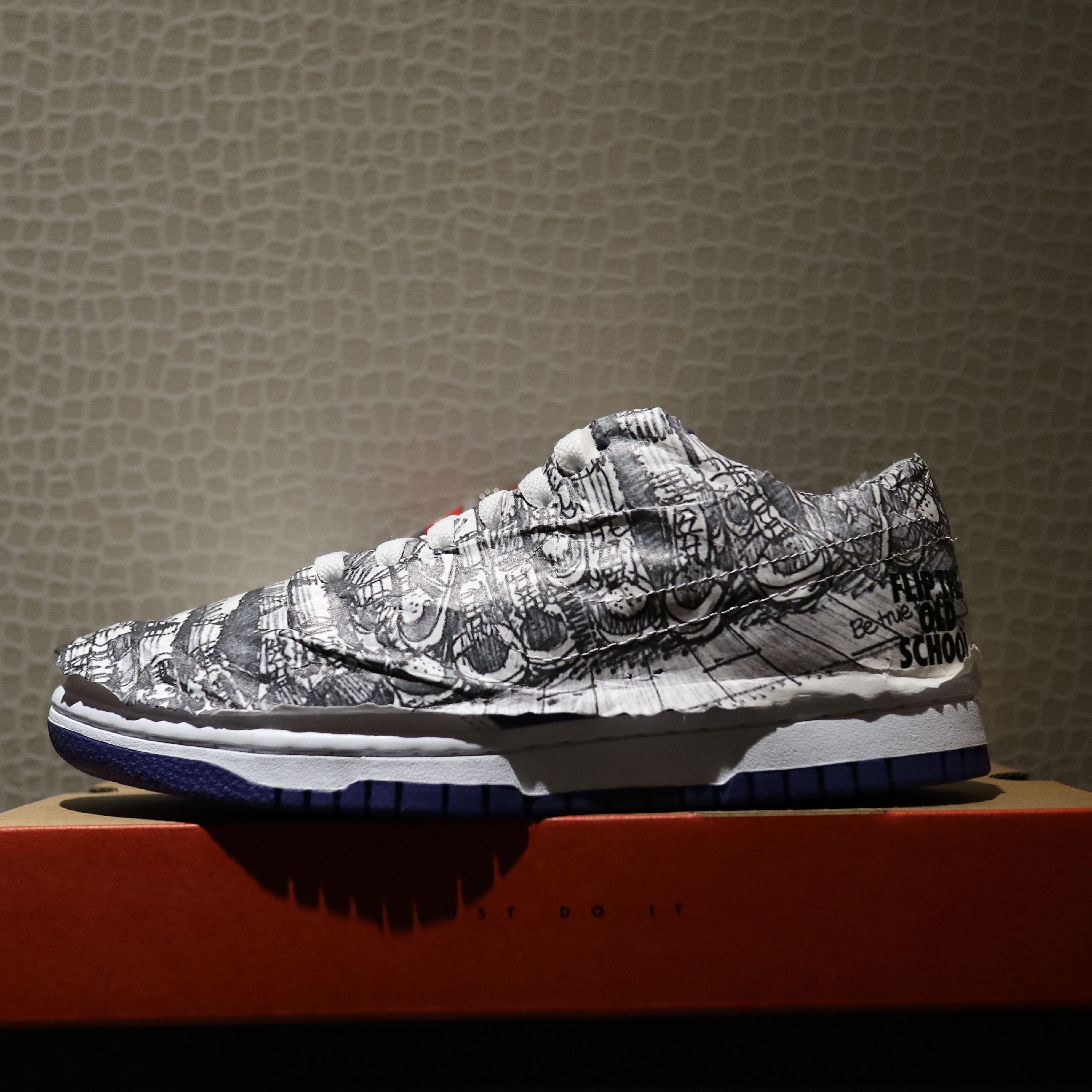 (W) Nike Dunk Low SE Flip 착용 스타일 - 3