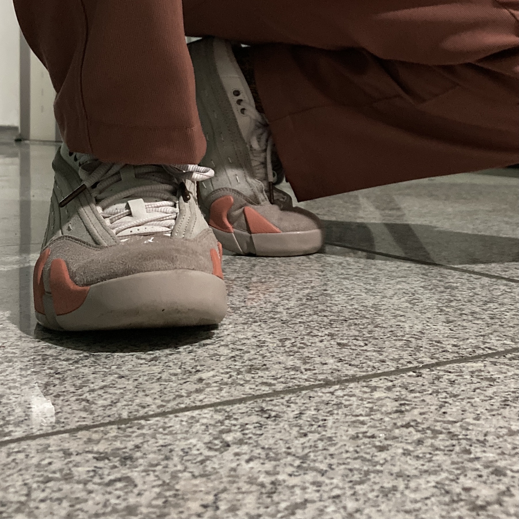 Jordan 14 x Clot Retro Low Terracotta 착용 스타일
