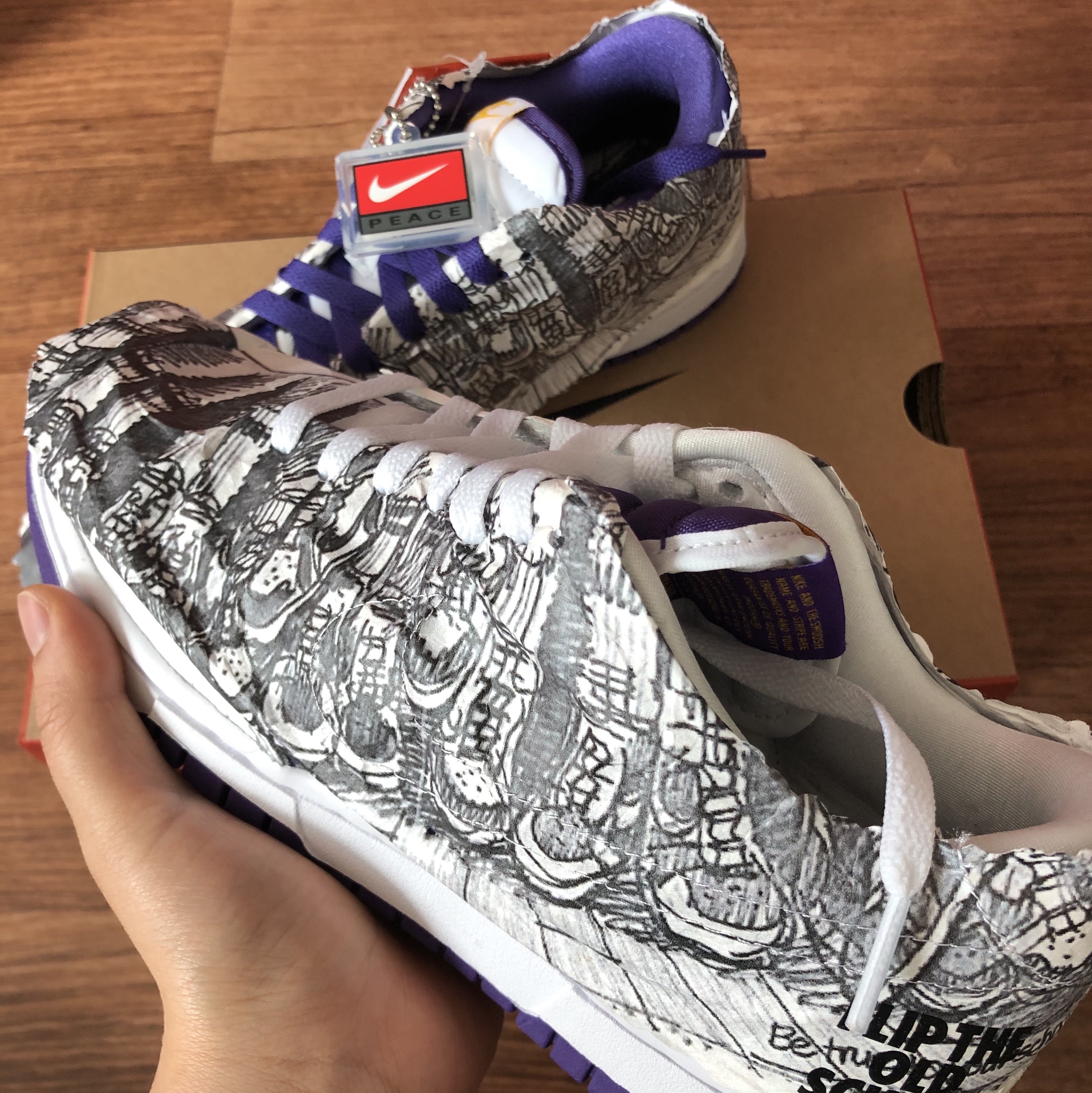 (W) Nike Dunk Low SE Flip 착용 스타일 - 2