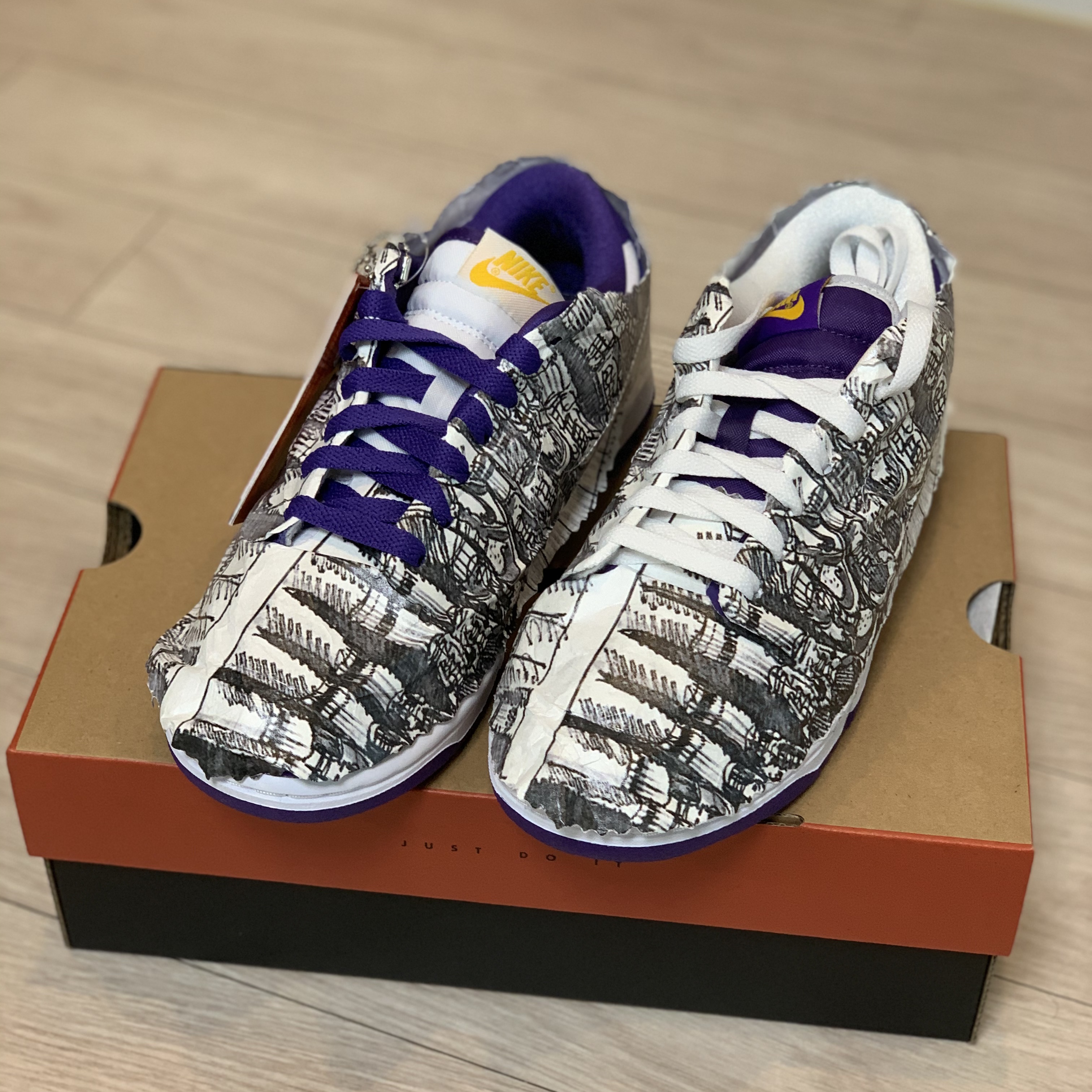 (W) Nike Dunk Low SE Flip 착용 스타일 - 3
