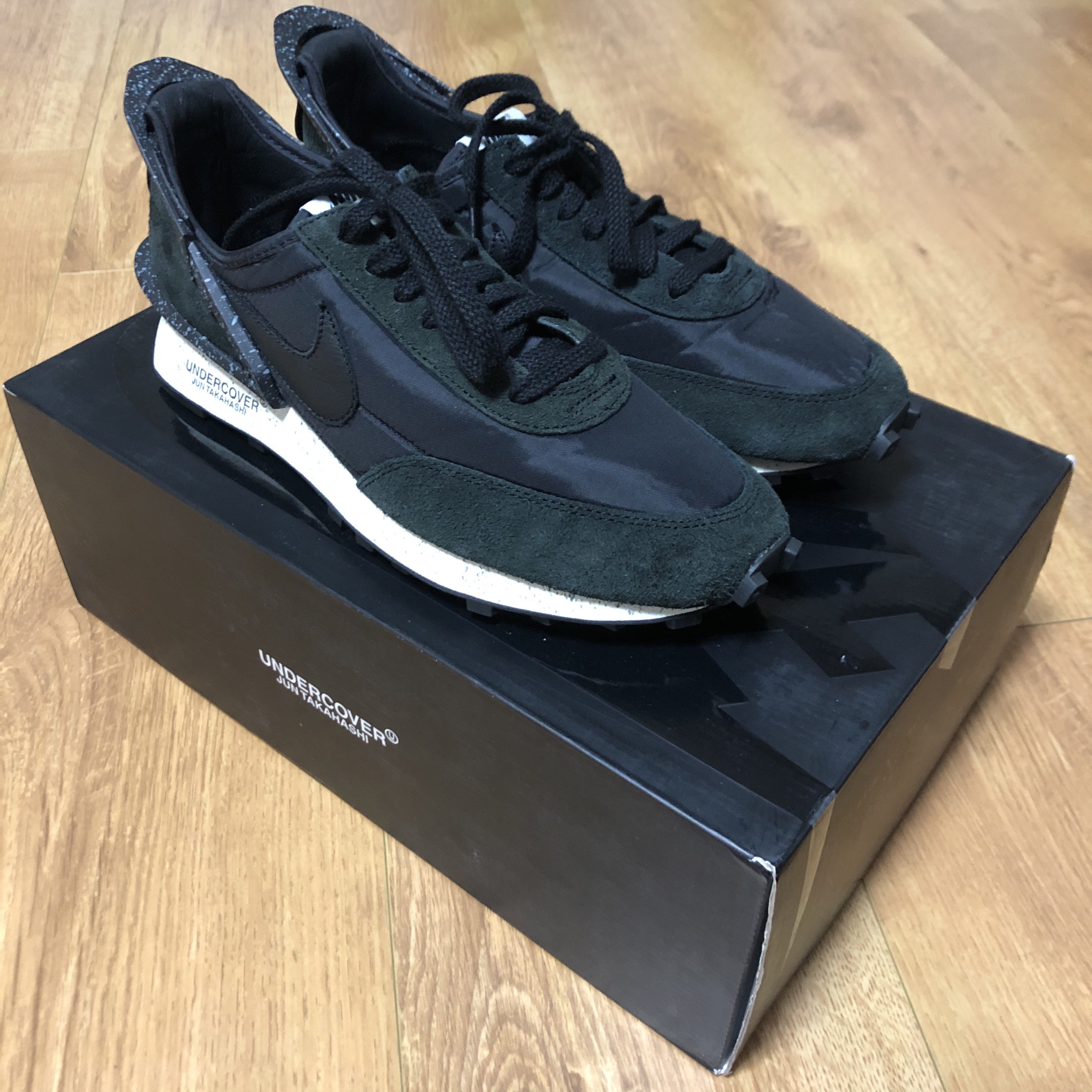 (W) Nike x Undercover Daybreak Black Sail 착용 스타일 - 1