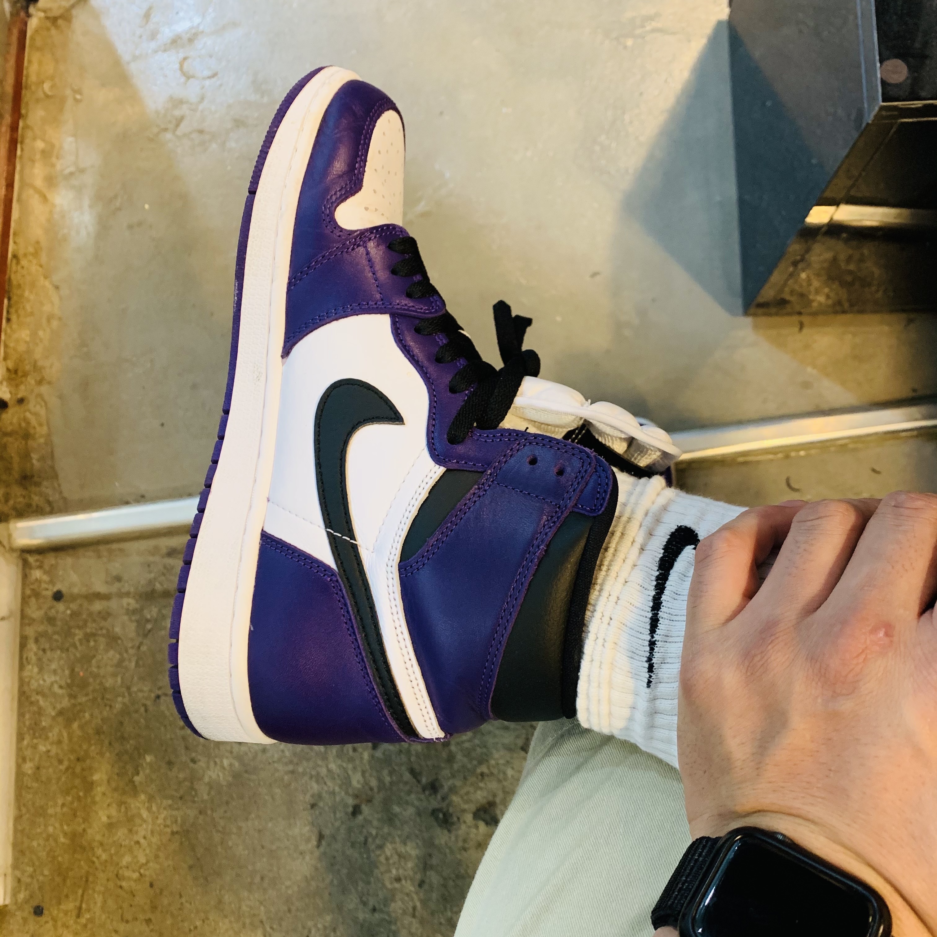 Jordan 1 Retro High OG Court Purple 2020 착용 스타일