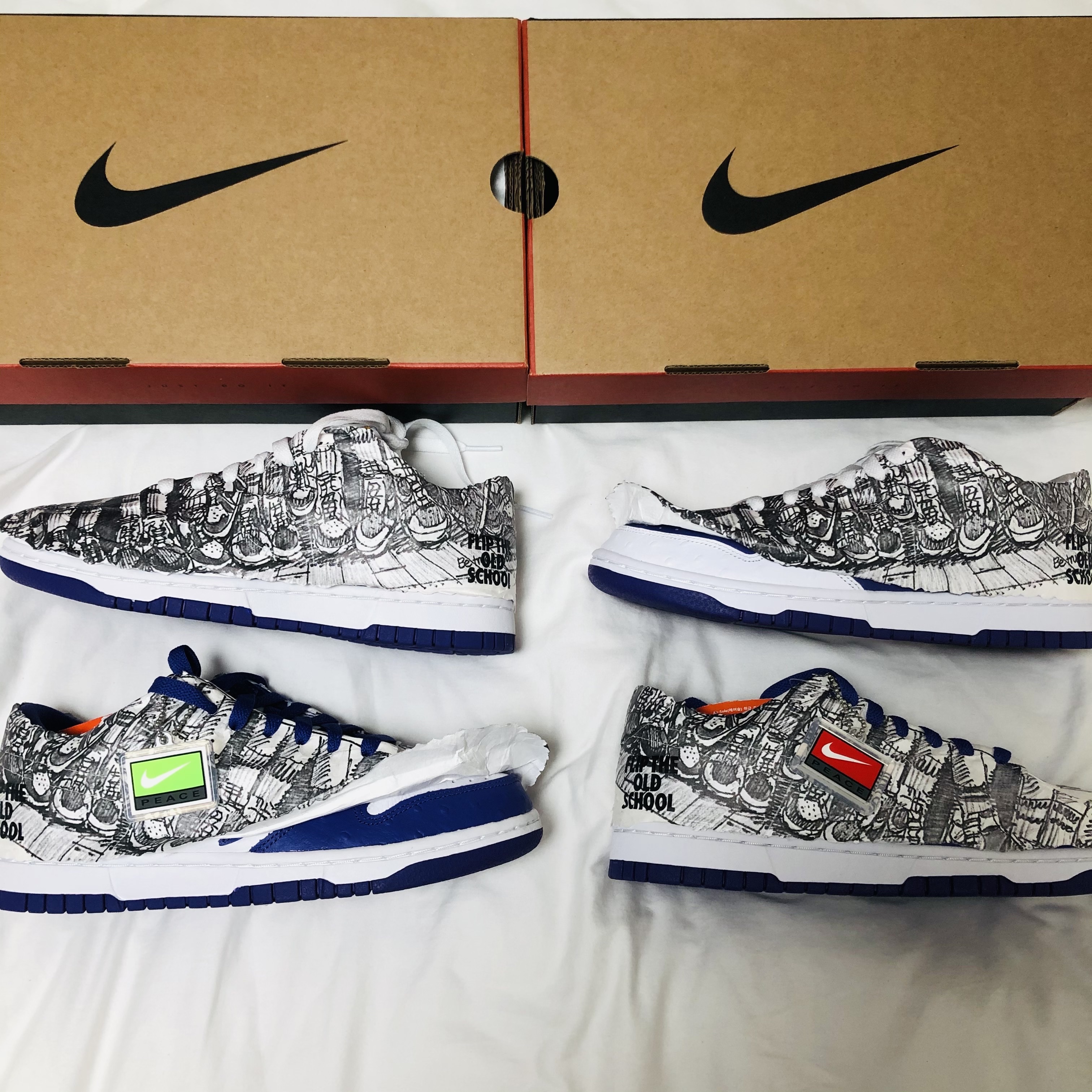 (W) Nike Dunk Low SE Flip 착용 스타일